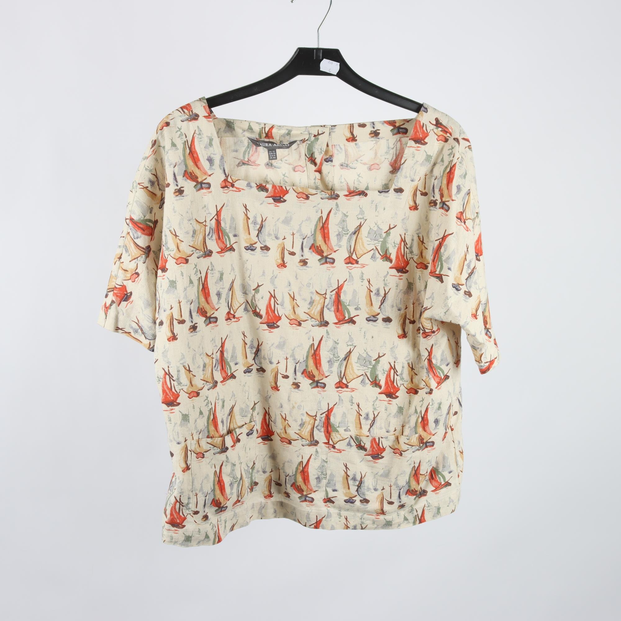 Blus, Laura Ashley, mönstrad, stl. 38