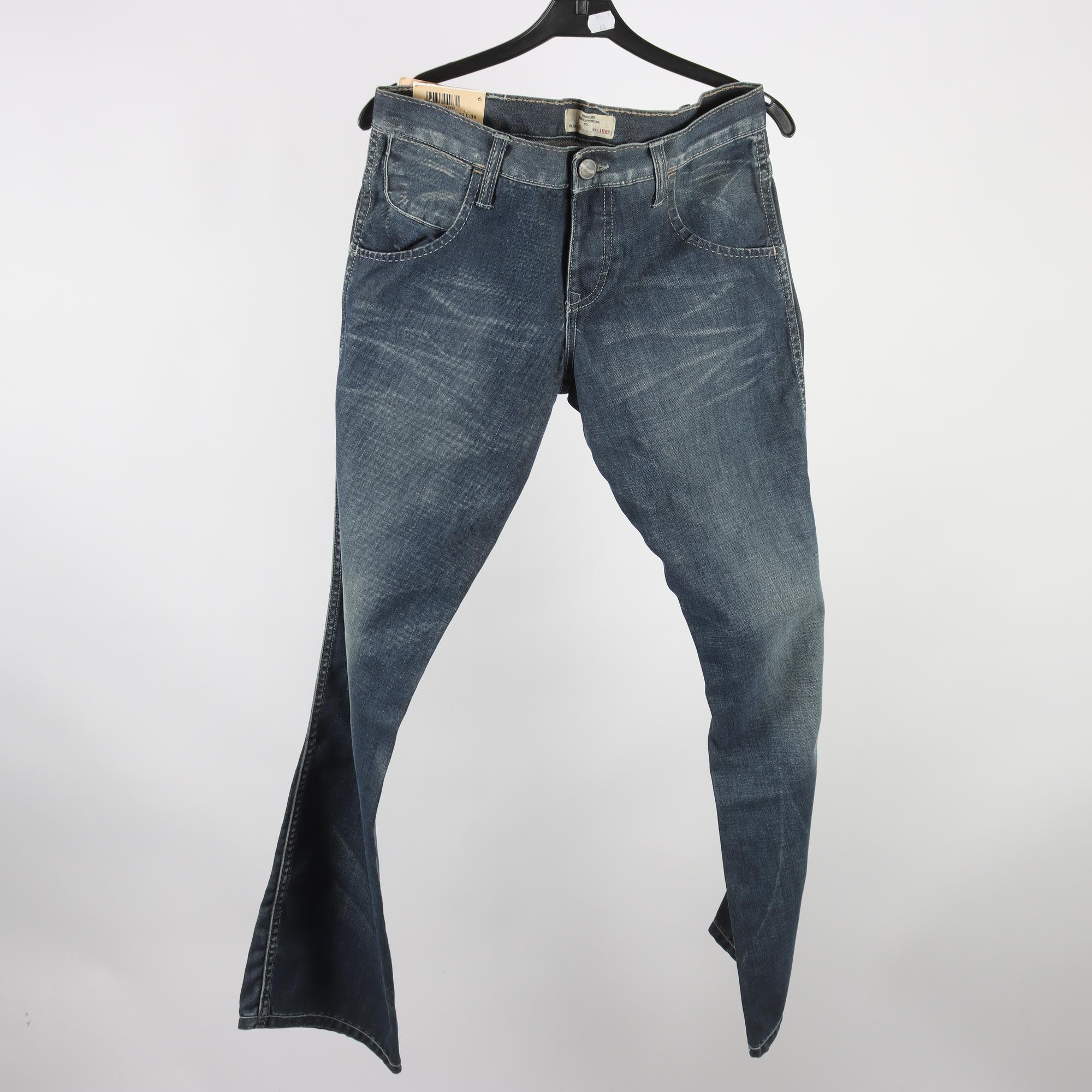 Jeans, Wrangler, blå, stl. W29 L34