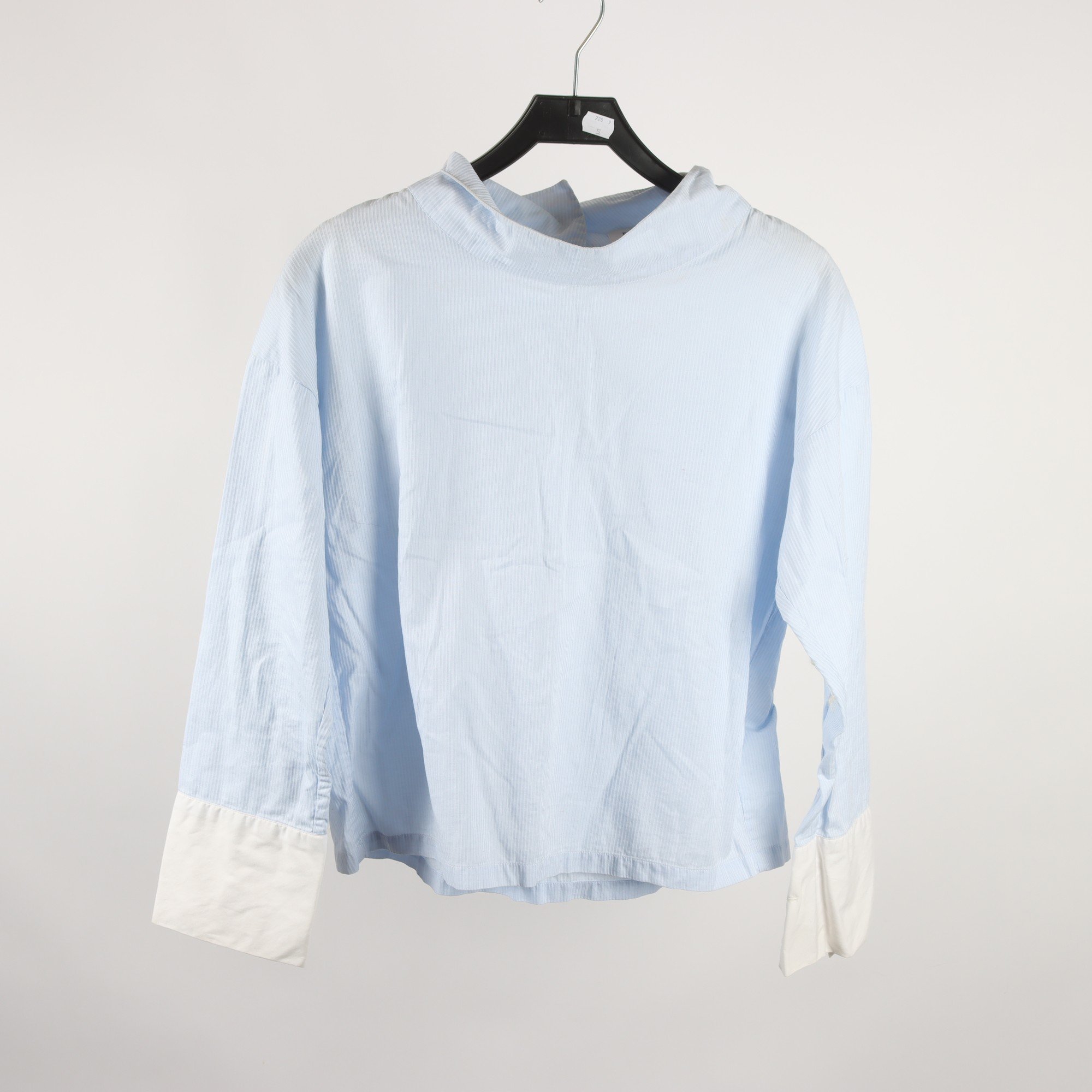 Blus, Rodebjer, blå, vit, stl. XS