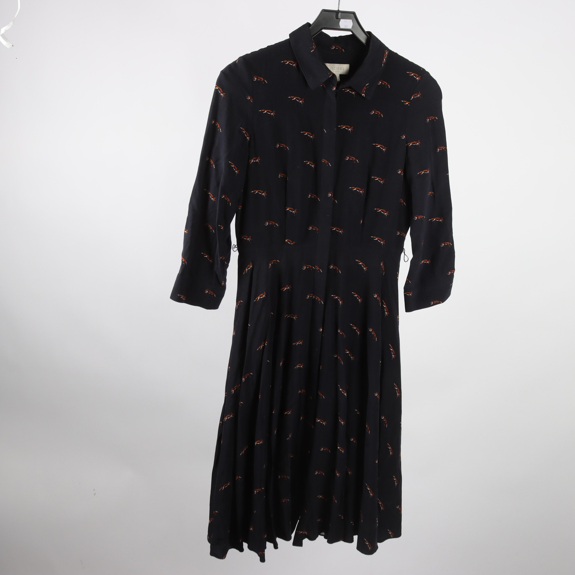 Klänning, Hobbs, blå, mönstrad, stl. 34