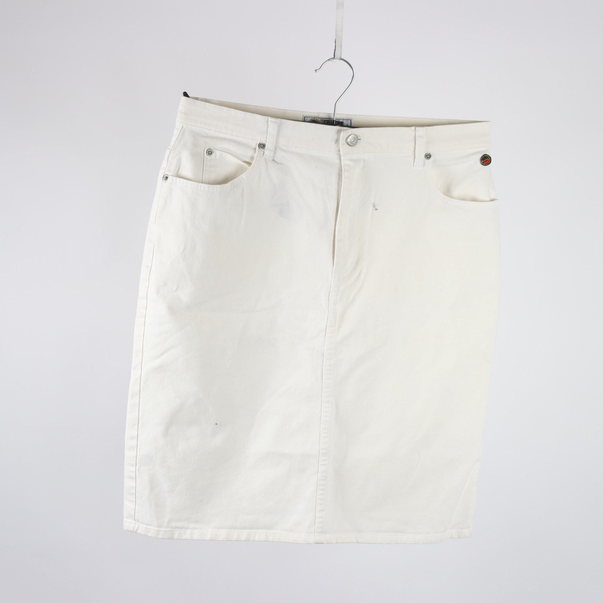 Kjol, Busnel, vit, stl. 44