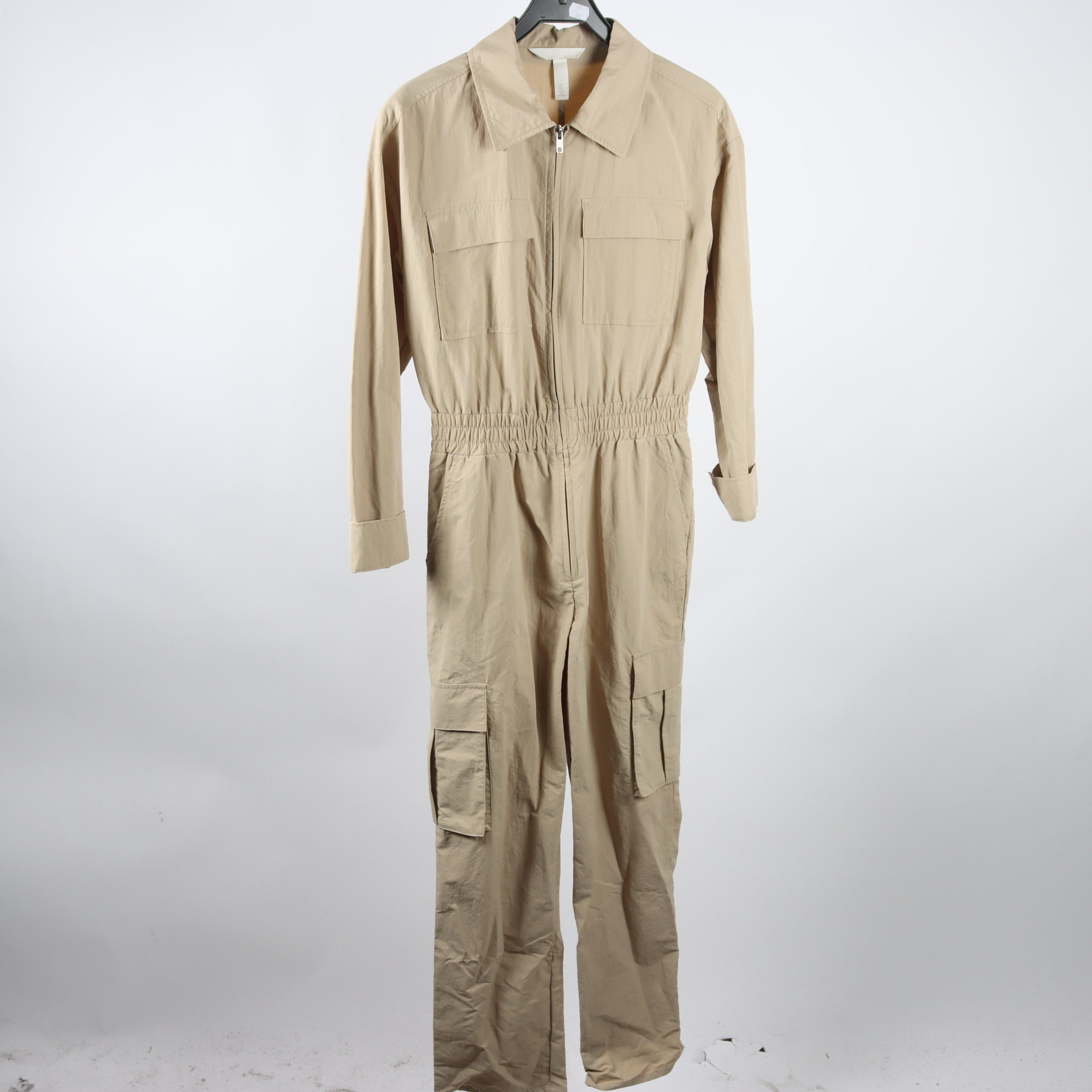 Byxdress, H&M, beige, stl. S