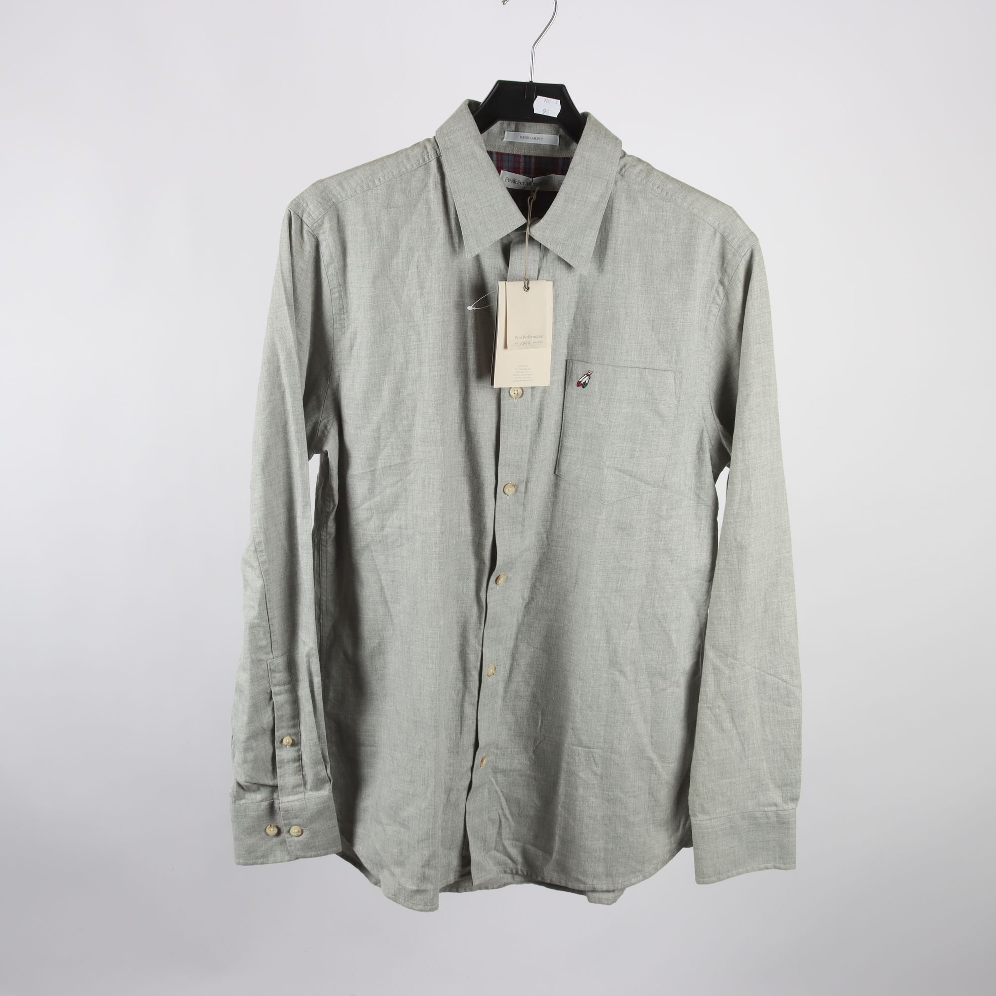 Skjorta, PeakPerformance, grå, stl. M