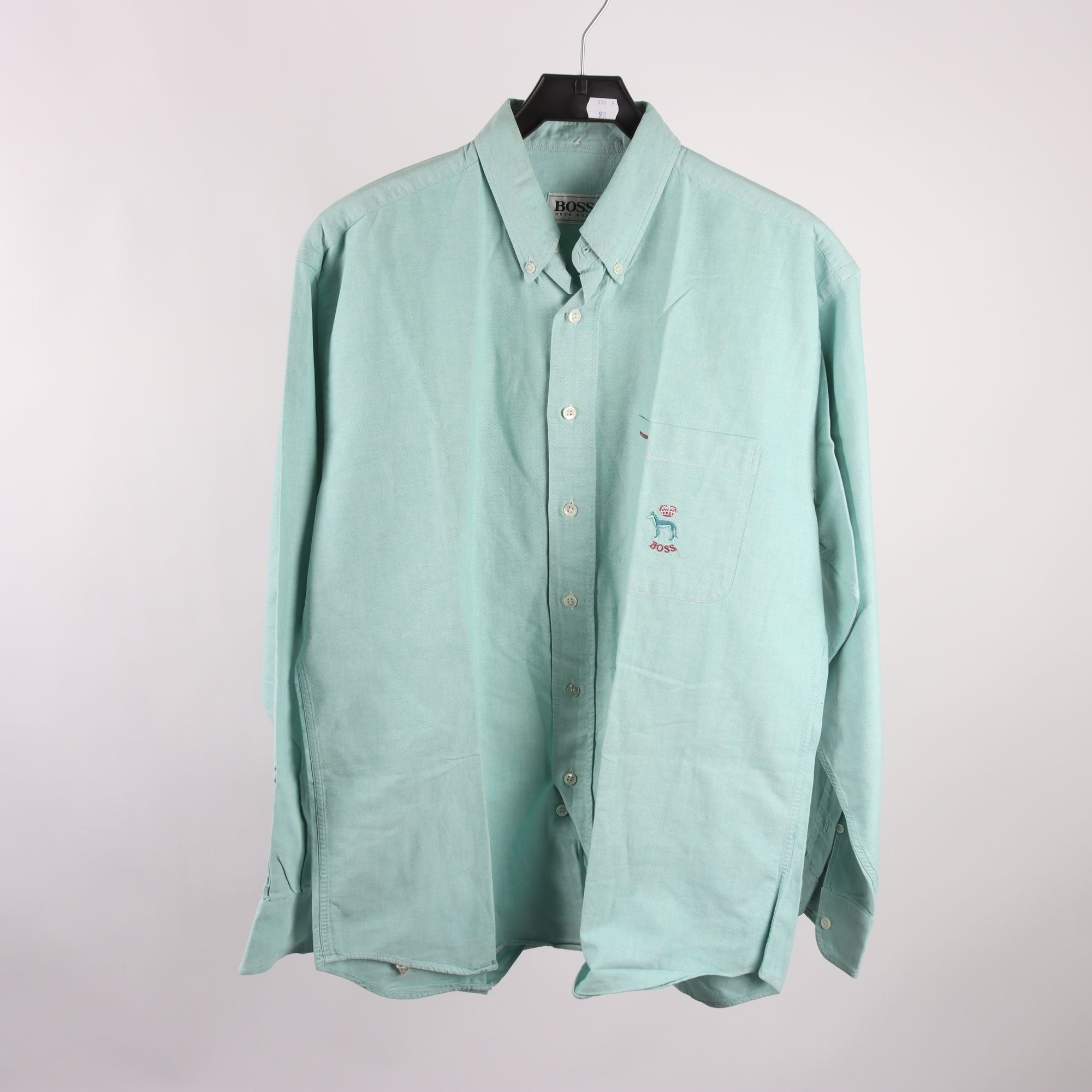 Skjorta, Hugo Boss, grön, stl ca. L