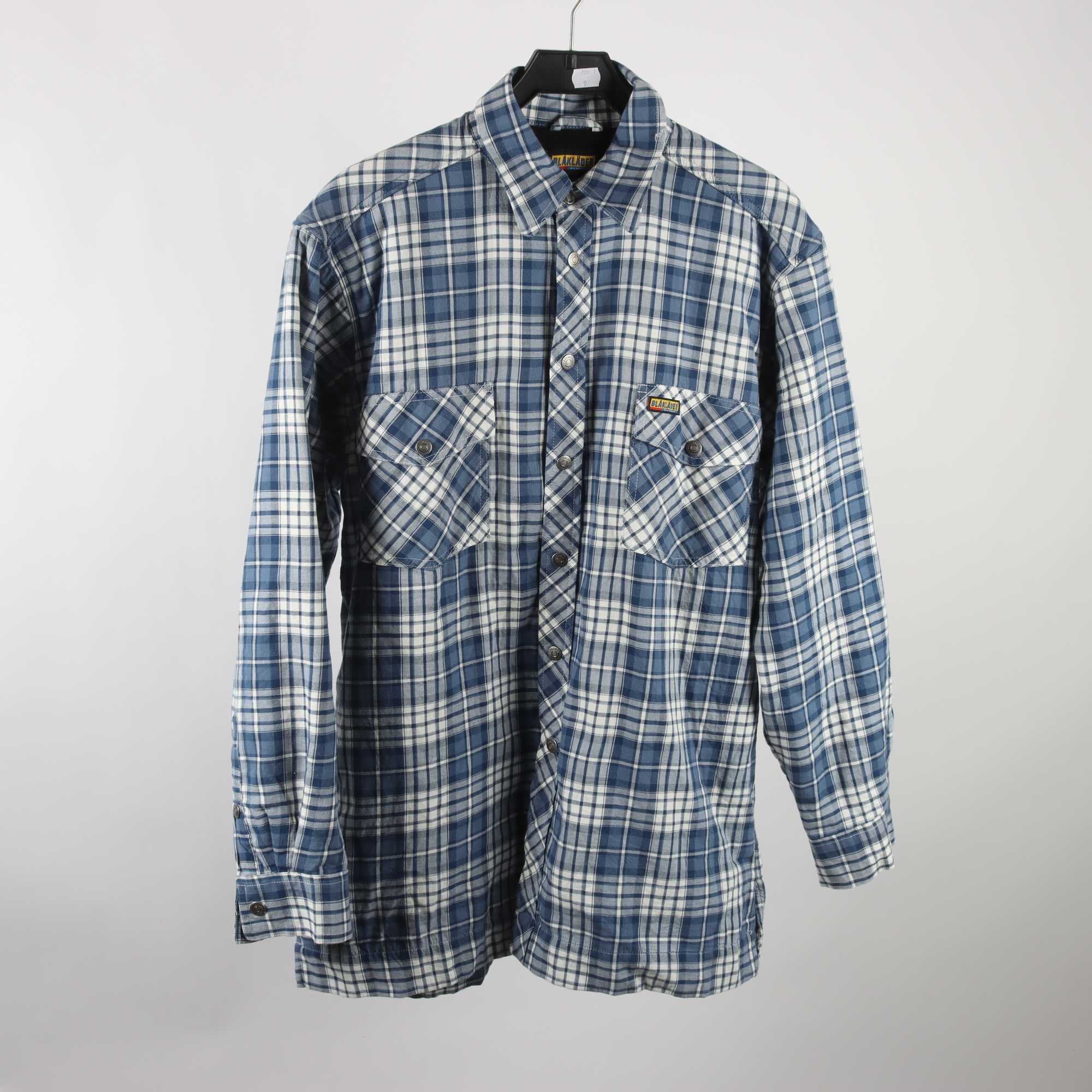 Skjorta, Blåkläder, blå, vit, rutig, stl. L