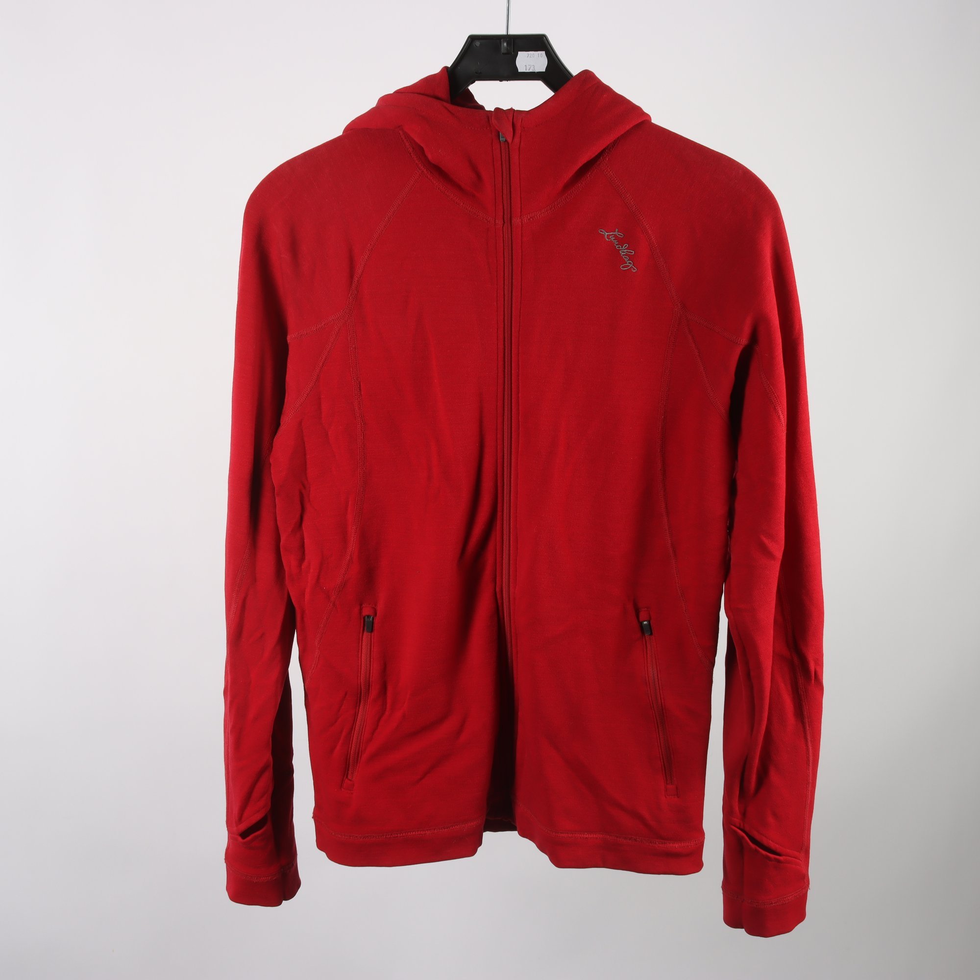 Huvtröja, Lundhags, röd, stl. S