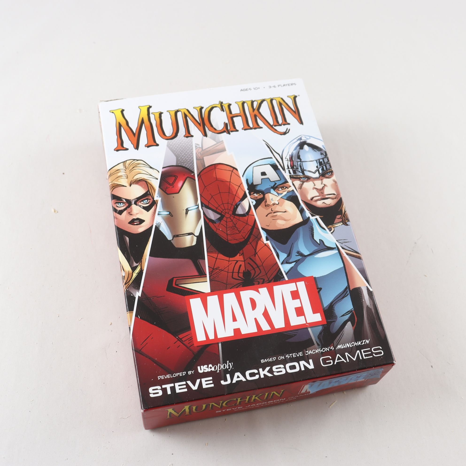 Spel, Munchkin-marvel, steve jackson games.