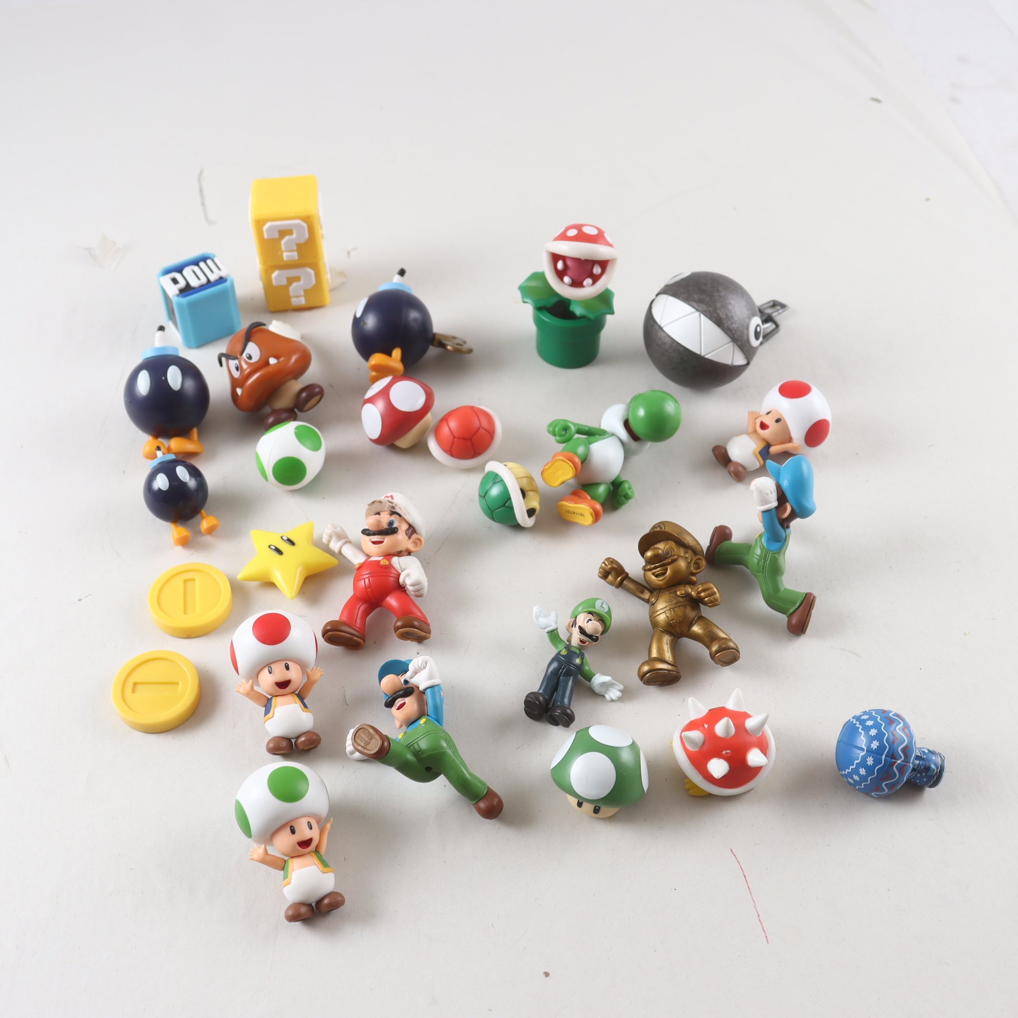 Figurer, Nintendo-super mario, blandat.