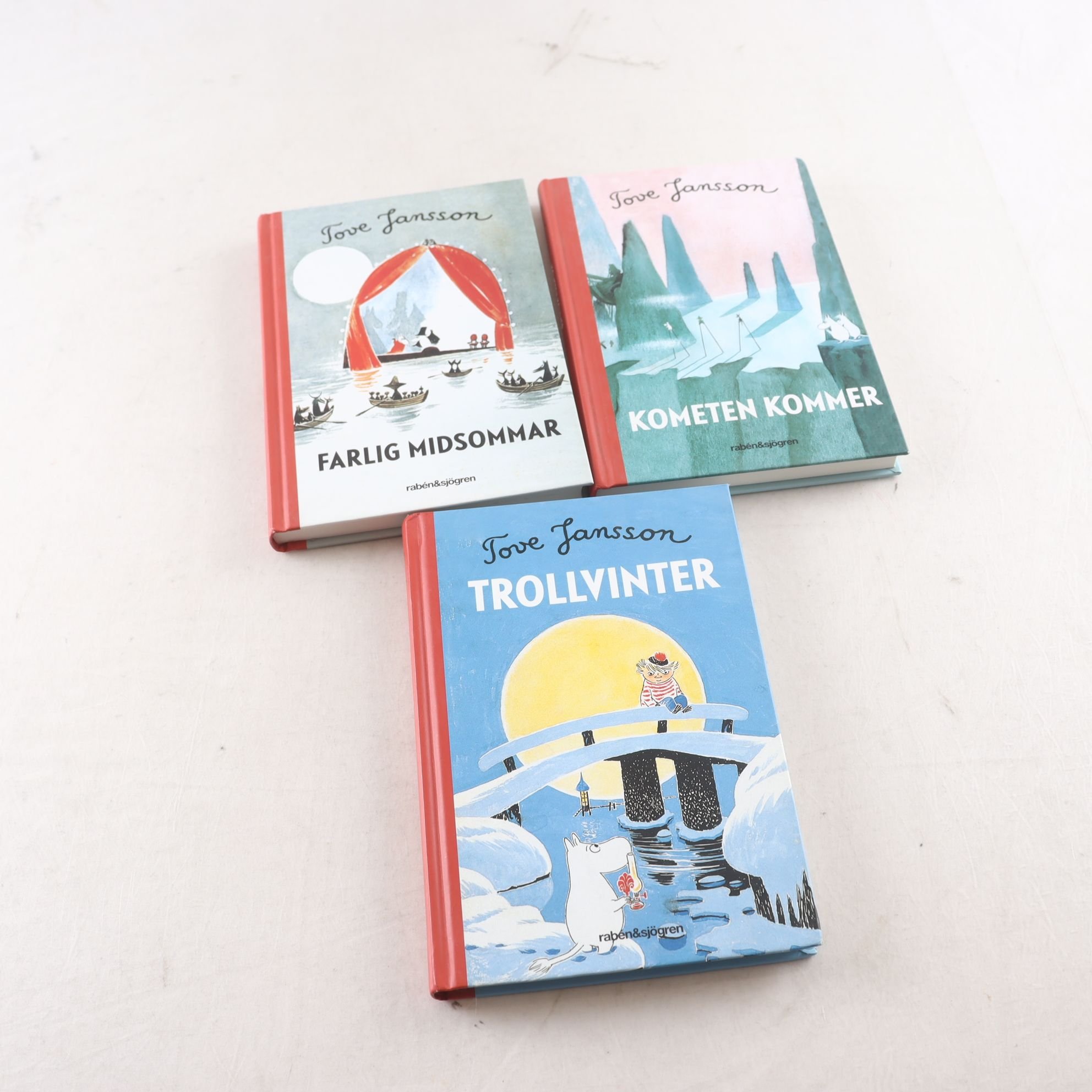 Tove Jansson, bokpaket med 3 volymer