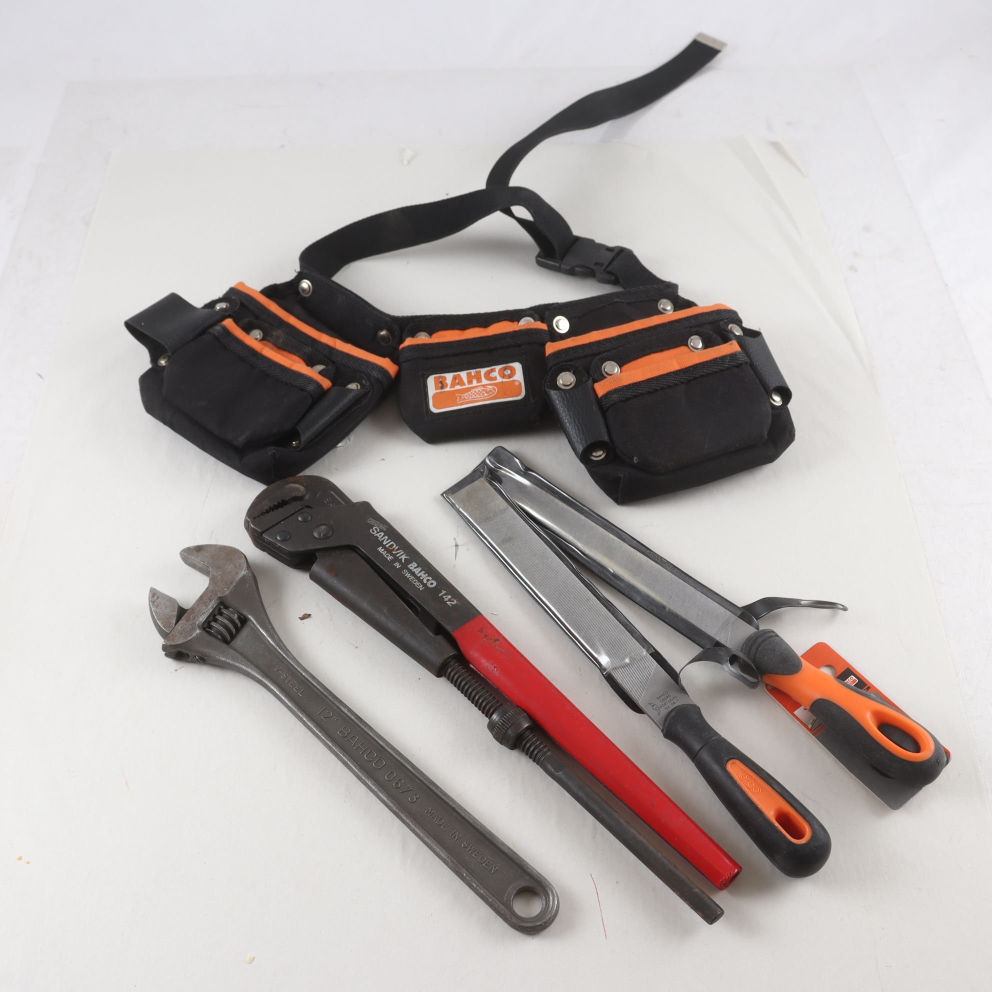 Verktyg, Bahco, med midjeväska. Samfraktas ej