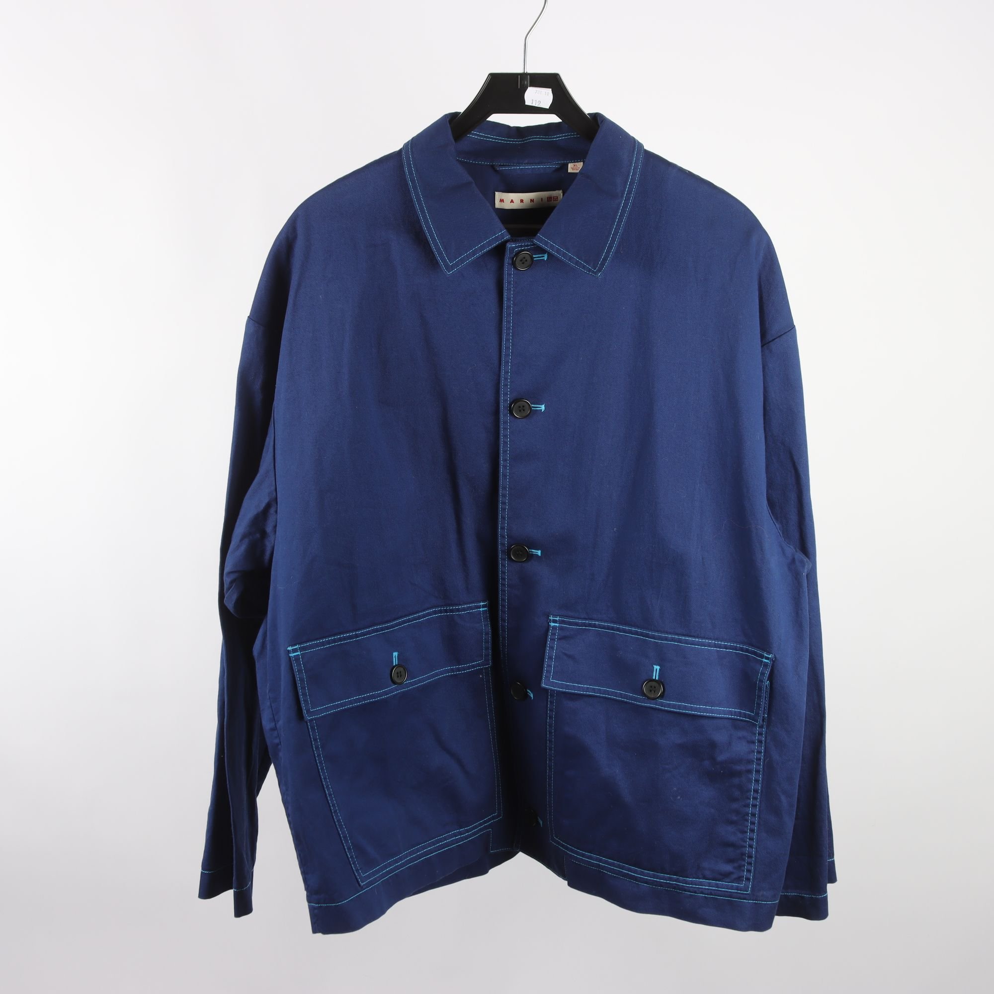 Workerjacket, Marni x Uniqlo, blå, stl. XL