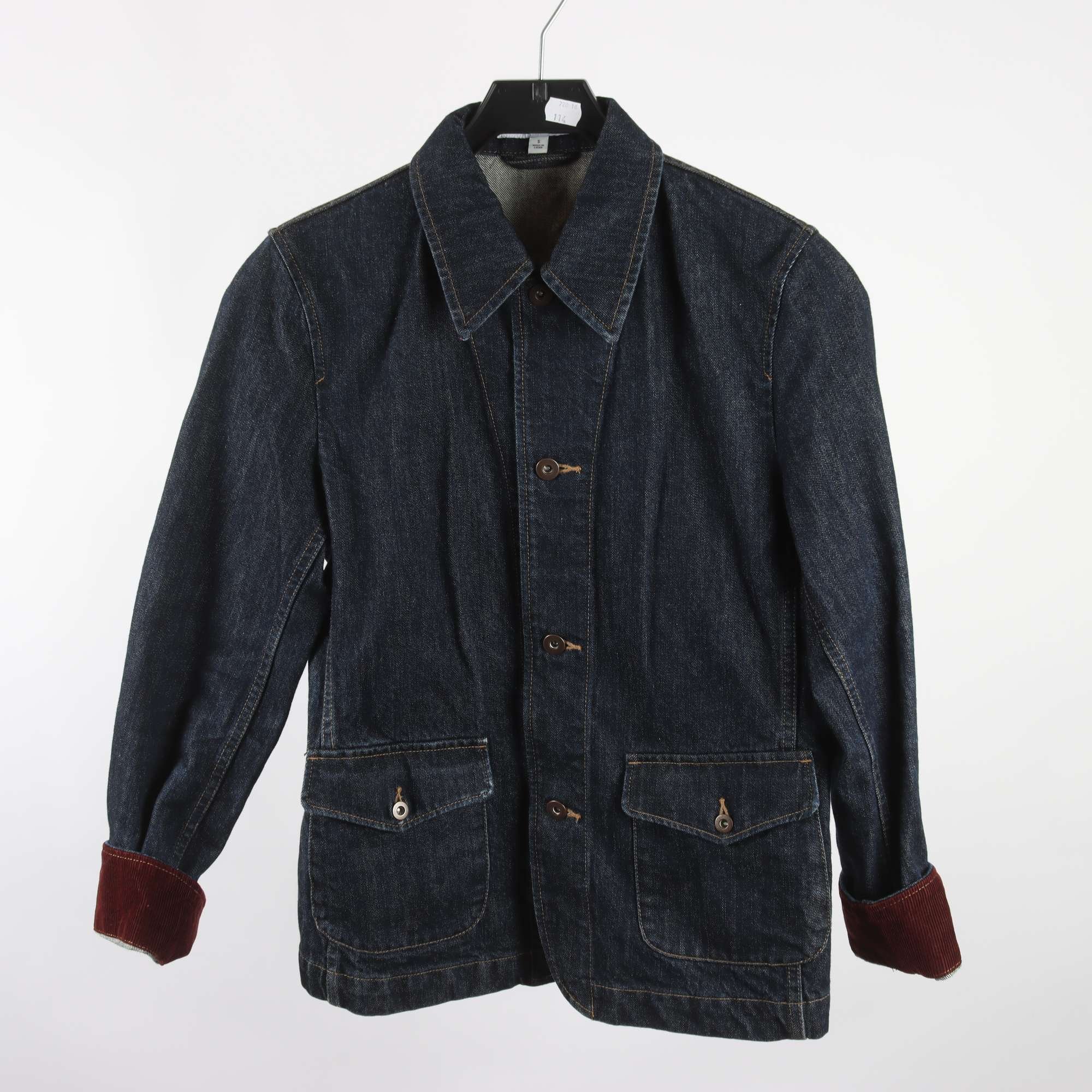 Jeansjacka, Ines De La Fressange x Uniqlo, blå ,stl. S