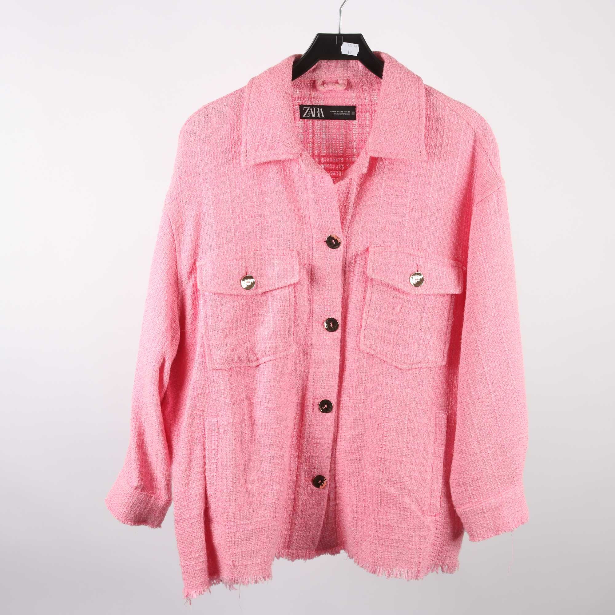Skjorta/overshirt, Zara, rosa, stl. XL