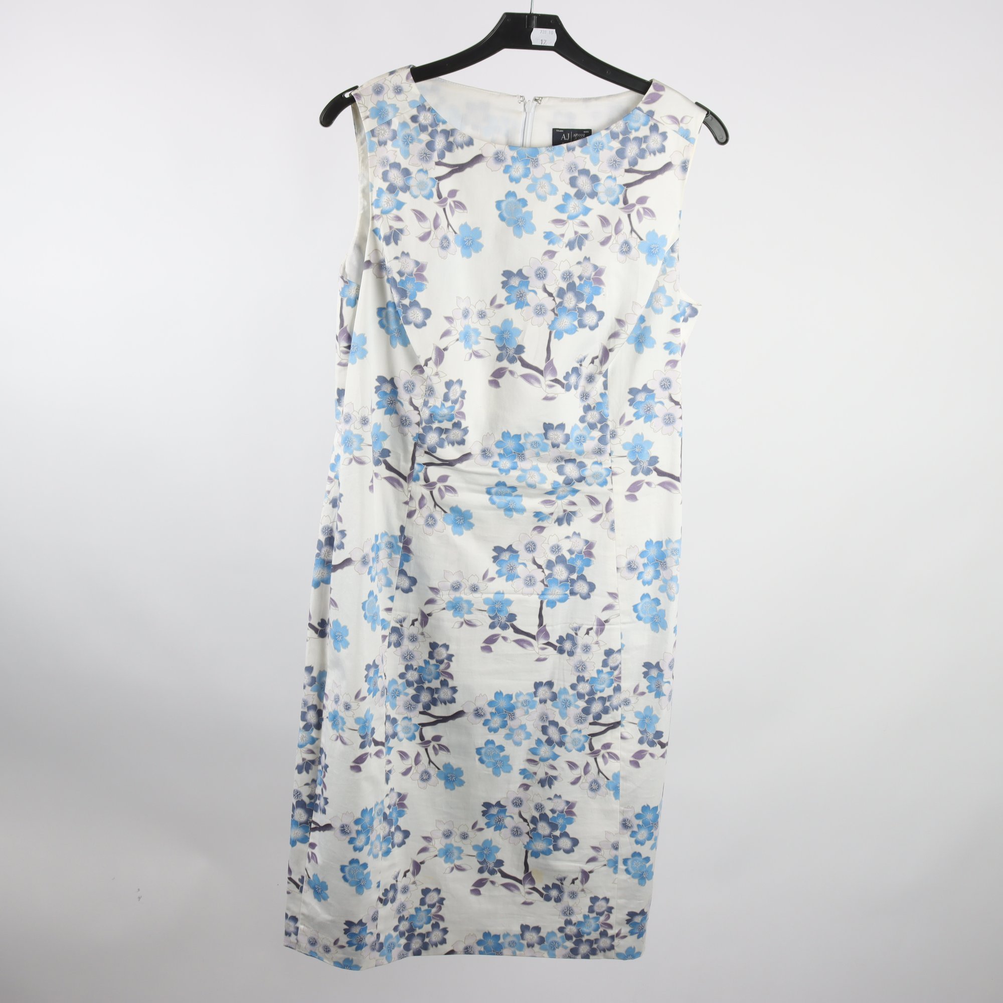 Klänning, Armani Jeans, vit, blommig, stl. US 10 (M)