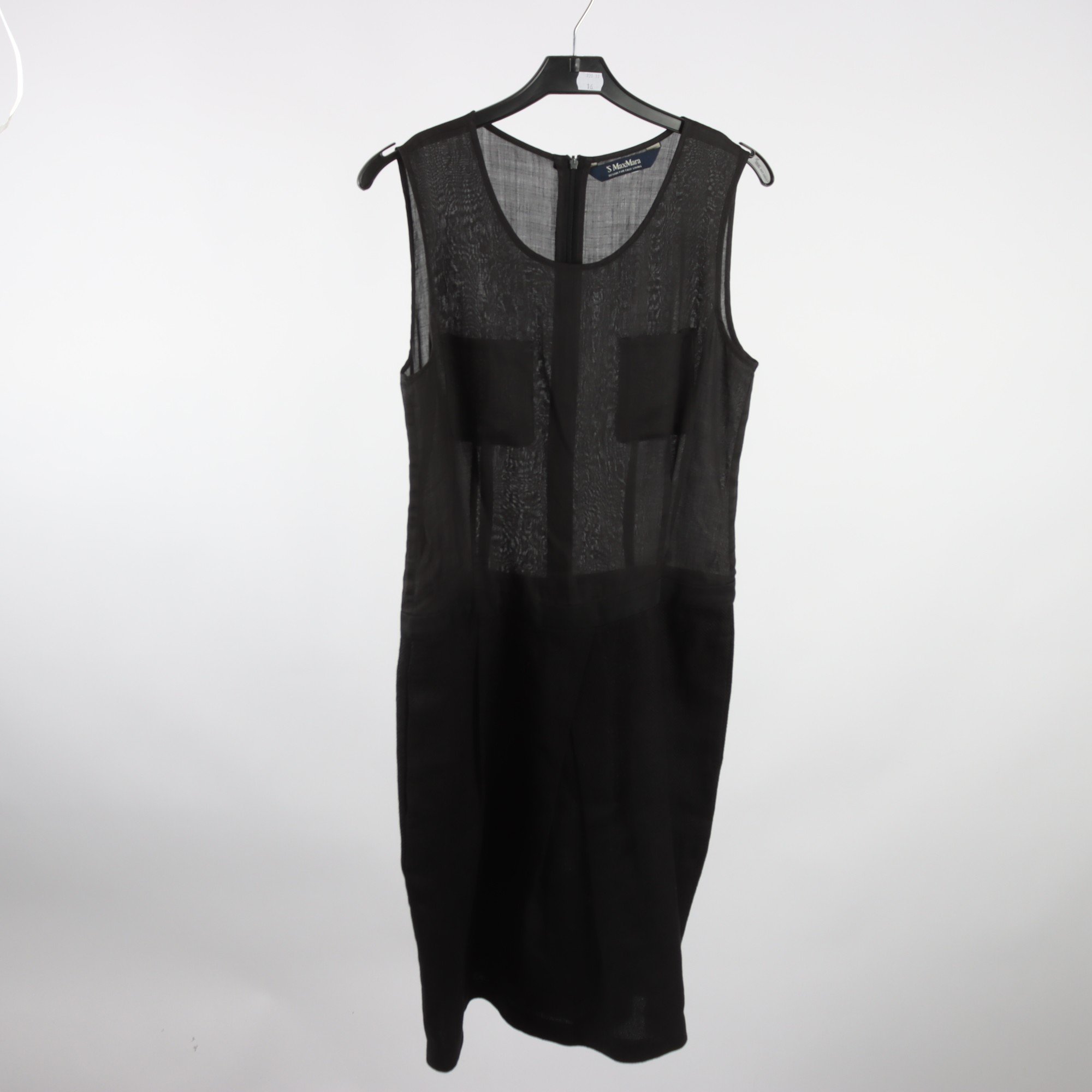 Klänning, MaxMara, svart, stl ca. S