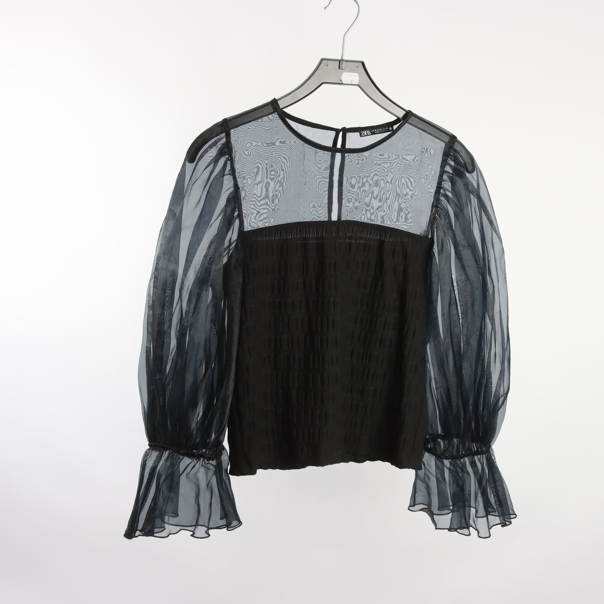 Blus/tröja, Zara, svart, stl. M