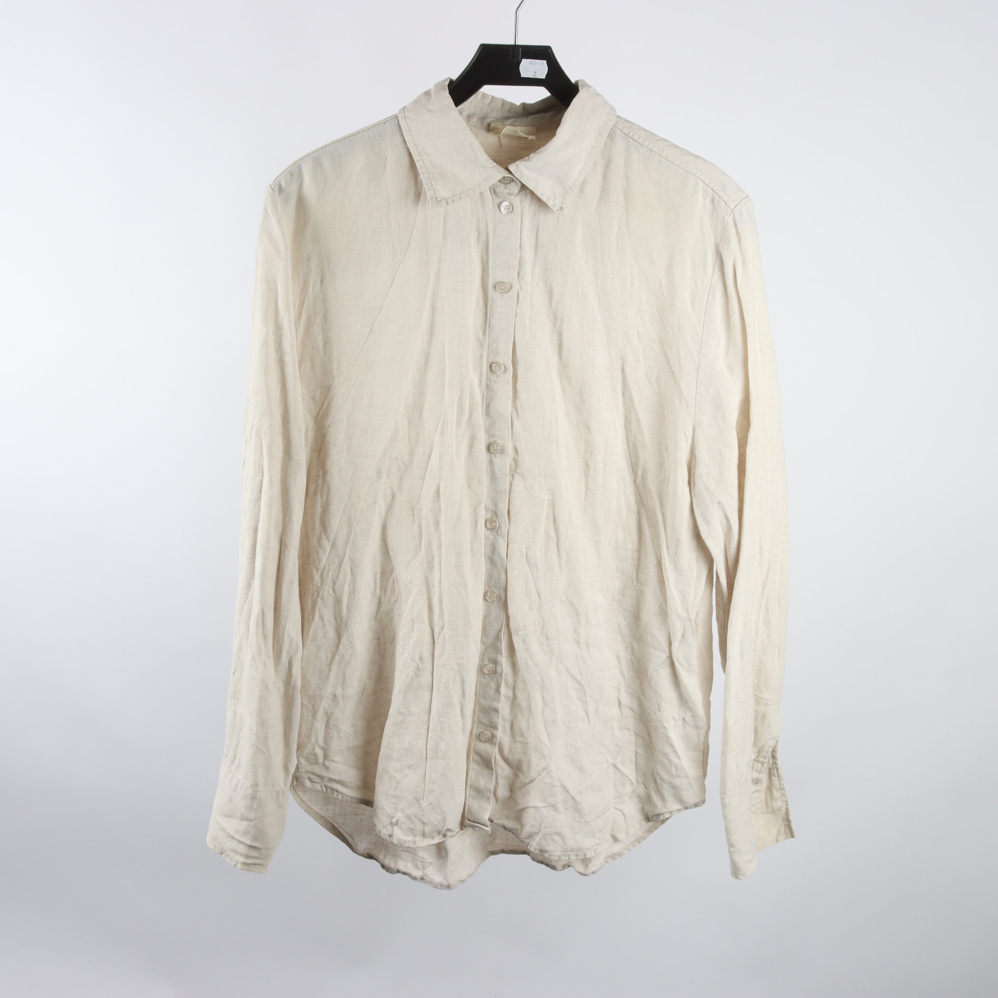 Blus/skjorta, A-DSGN, beige, stl. S