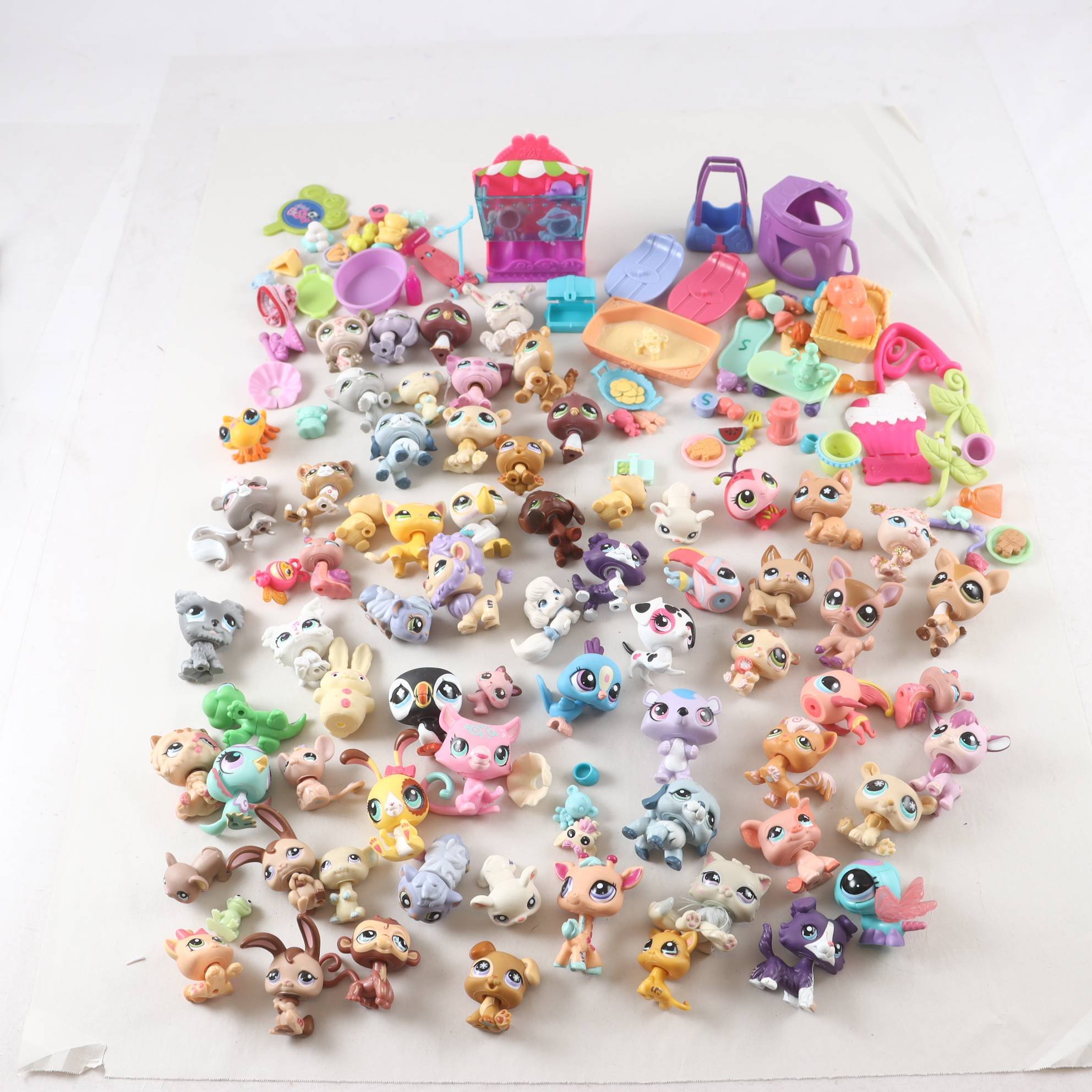 Figurer, Pet-shop, blandat parti,med tillbehör.