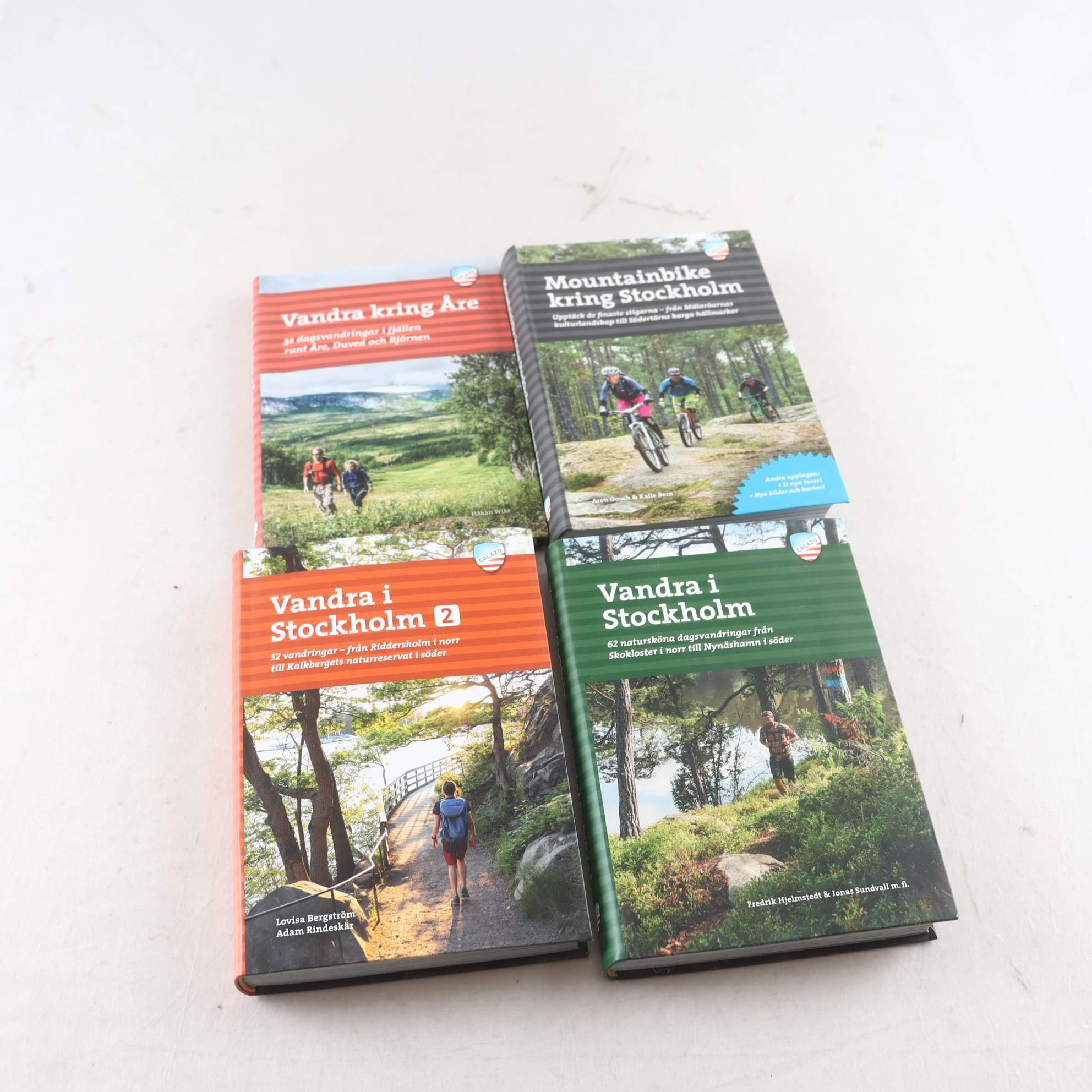 Friluftsböcker från Calazo, paket med 4 volymer