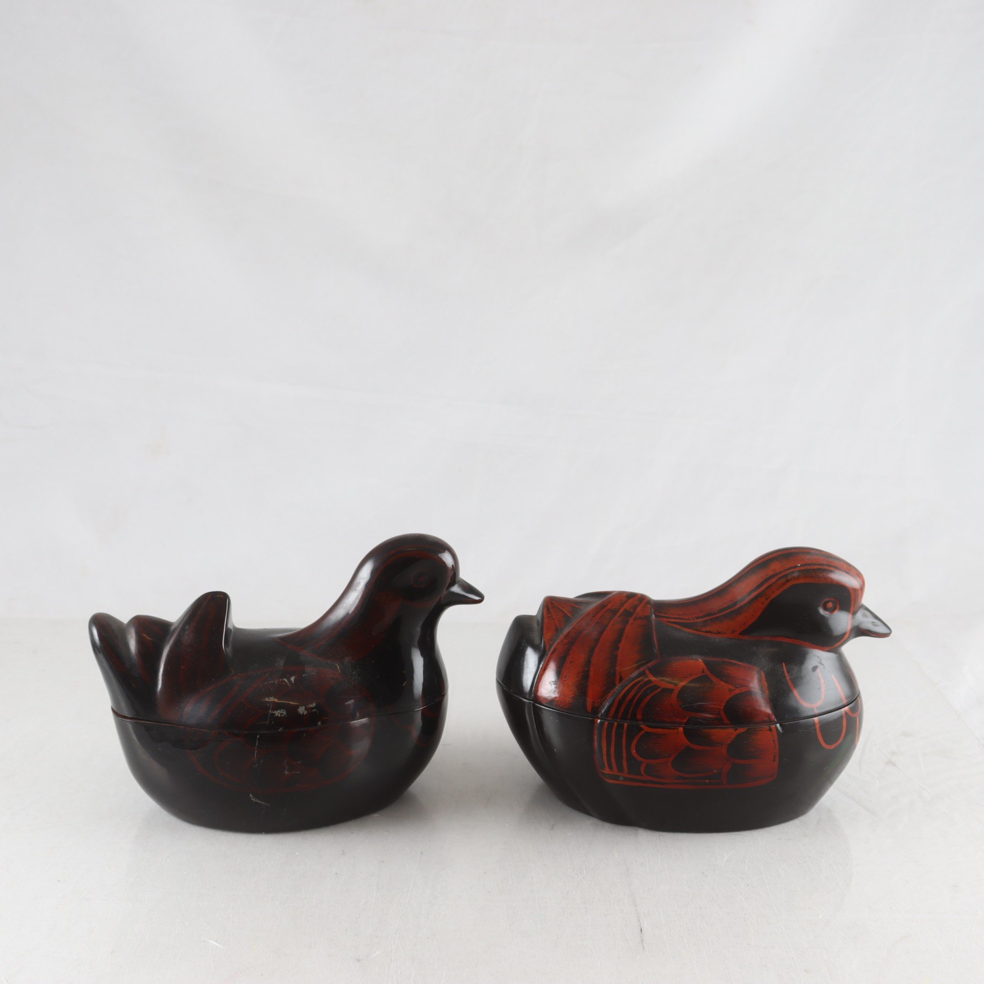 Äggömmor, handmålat trä, Japan. Samfraktas ej.