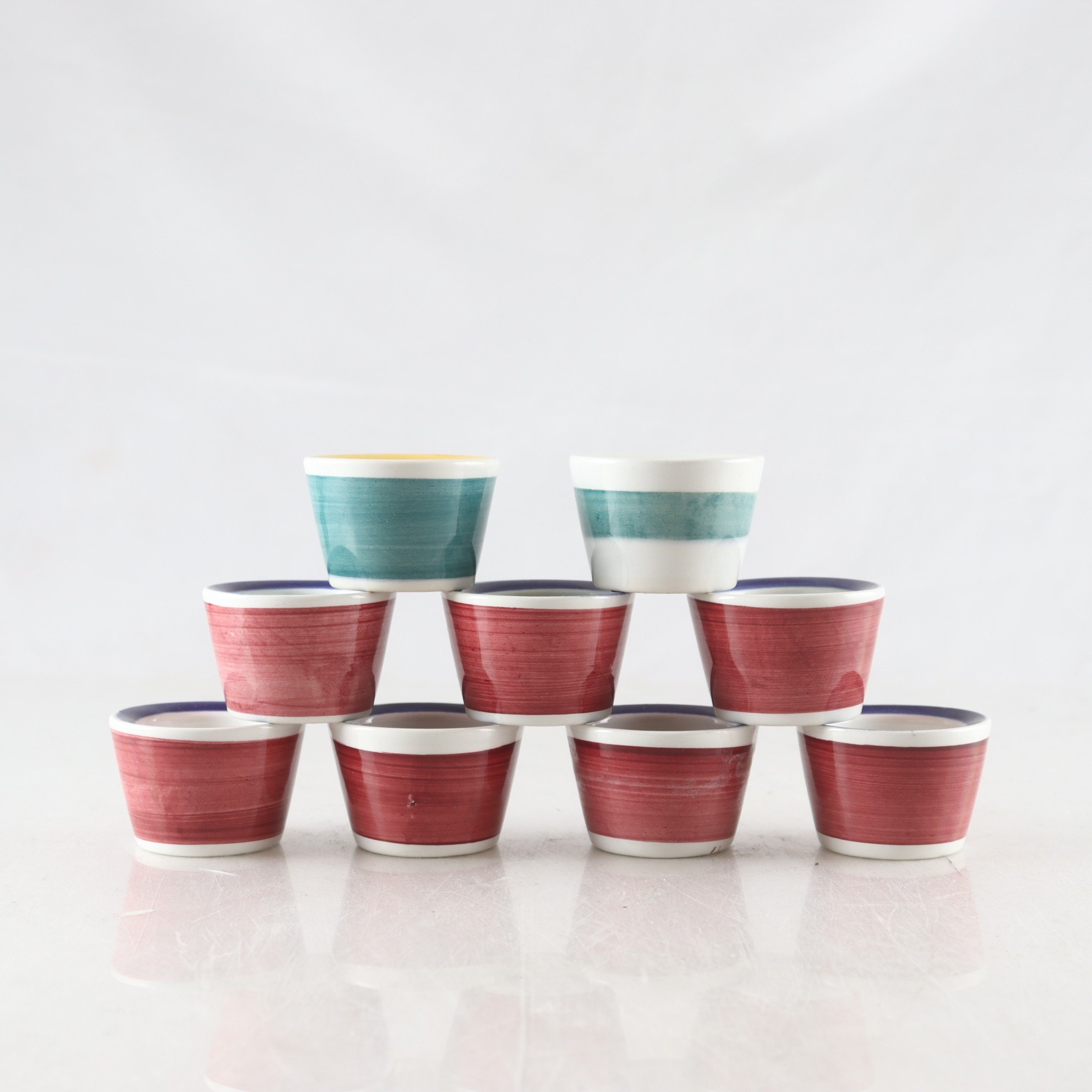 Äggkoppar, ”Picknick”, Marianne Westman, Rörstrand, 1956-1969