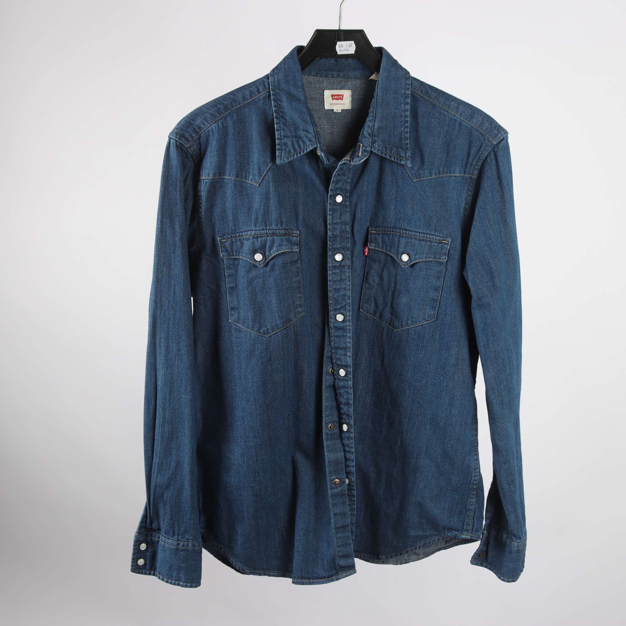 Jeansskjorta, Levi’s, stl. L