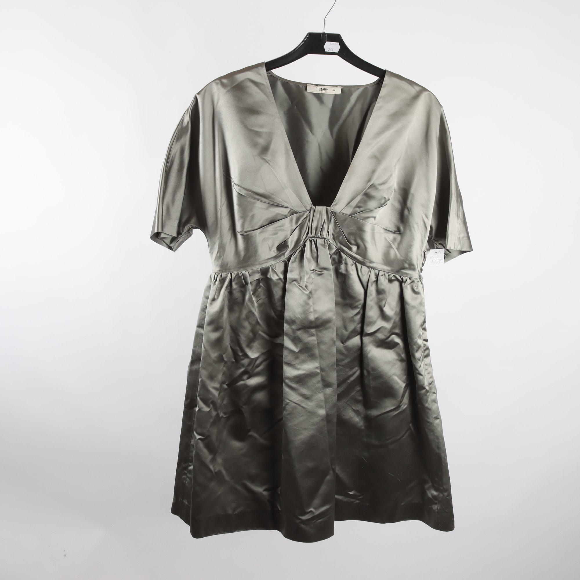 Klänning, Prada, grå, stl. 44