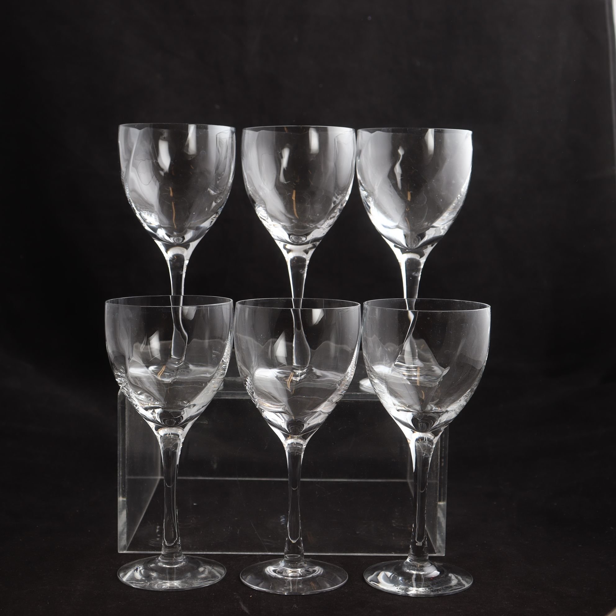 Vinglas, Chateau, Bertil Vallien, Kosta Boda, 6 st. Samferaktas ej.