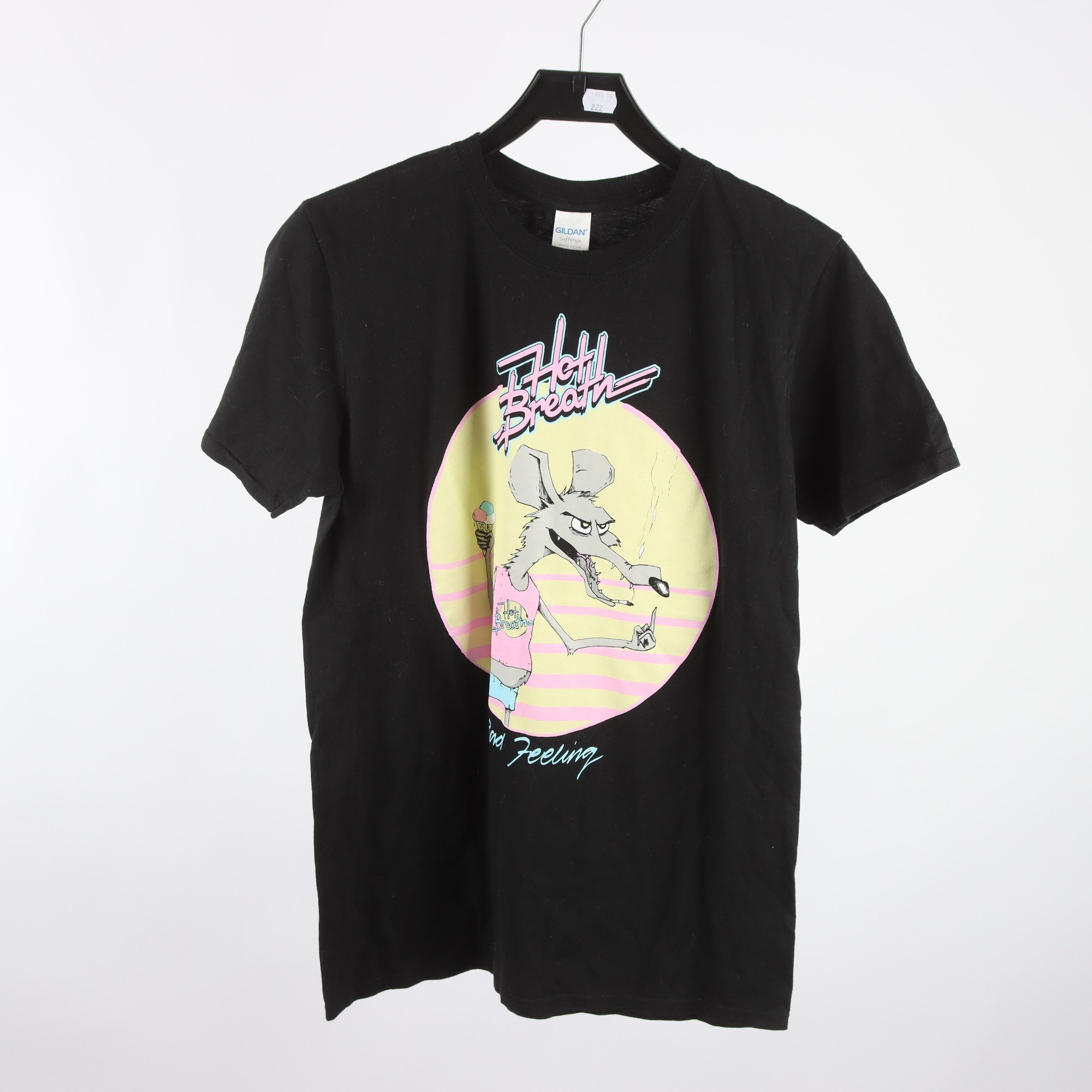 T-shirt, Gildan, Hot Breath, svart, stl. M