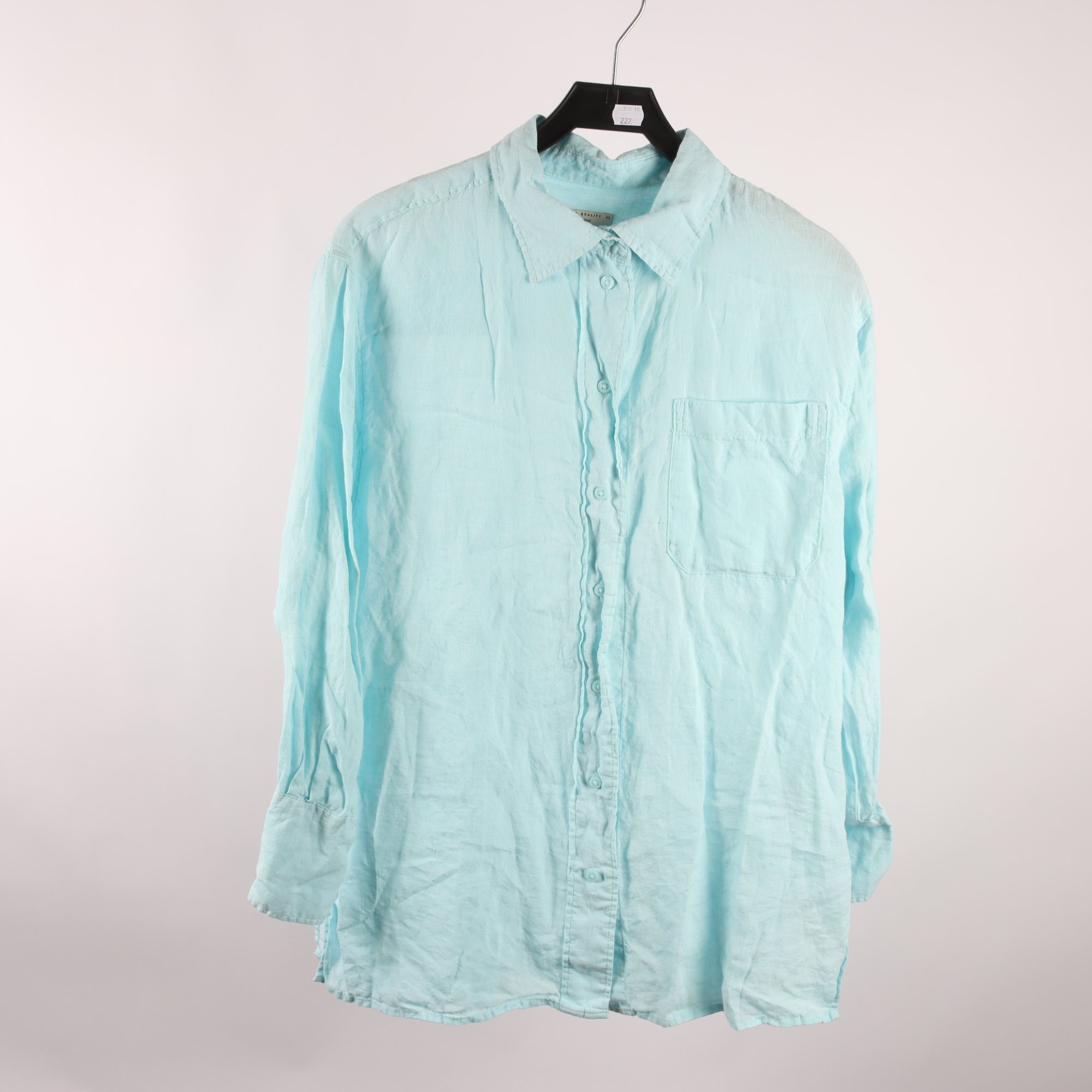 Blus/skjorta, Gina Tricot, turkos, stl. XS