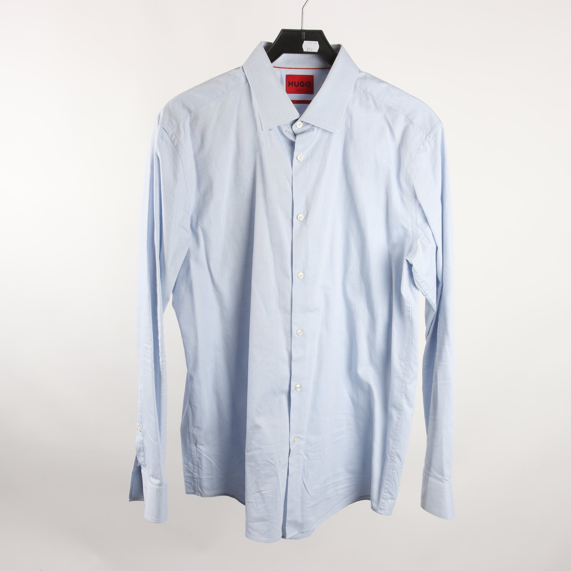 Skjorta, Hugo Boss, blå, vit, stl. L