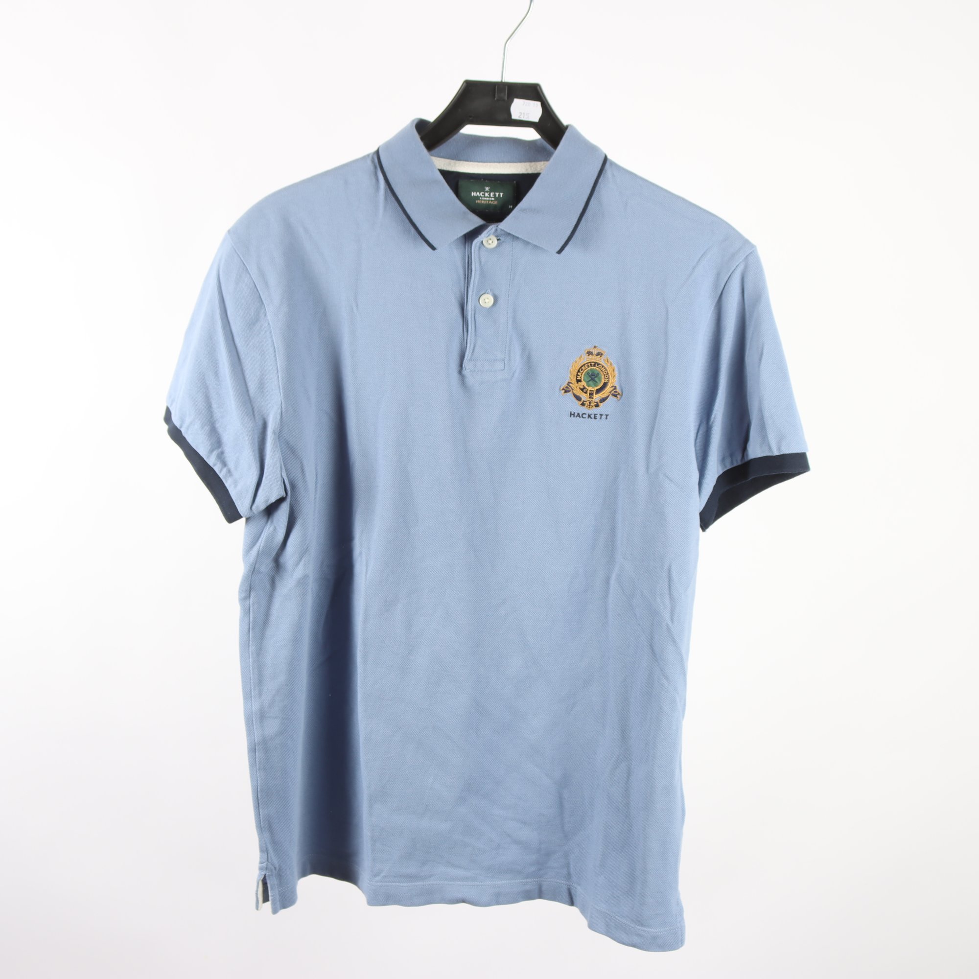 Pikètröja, Hackett, blå, stl. M