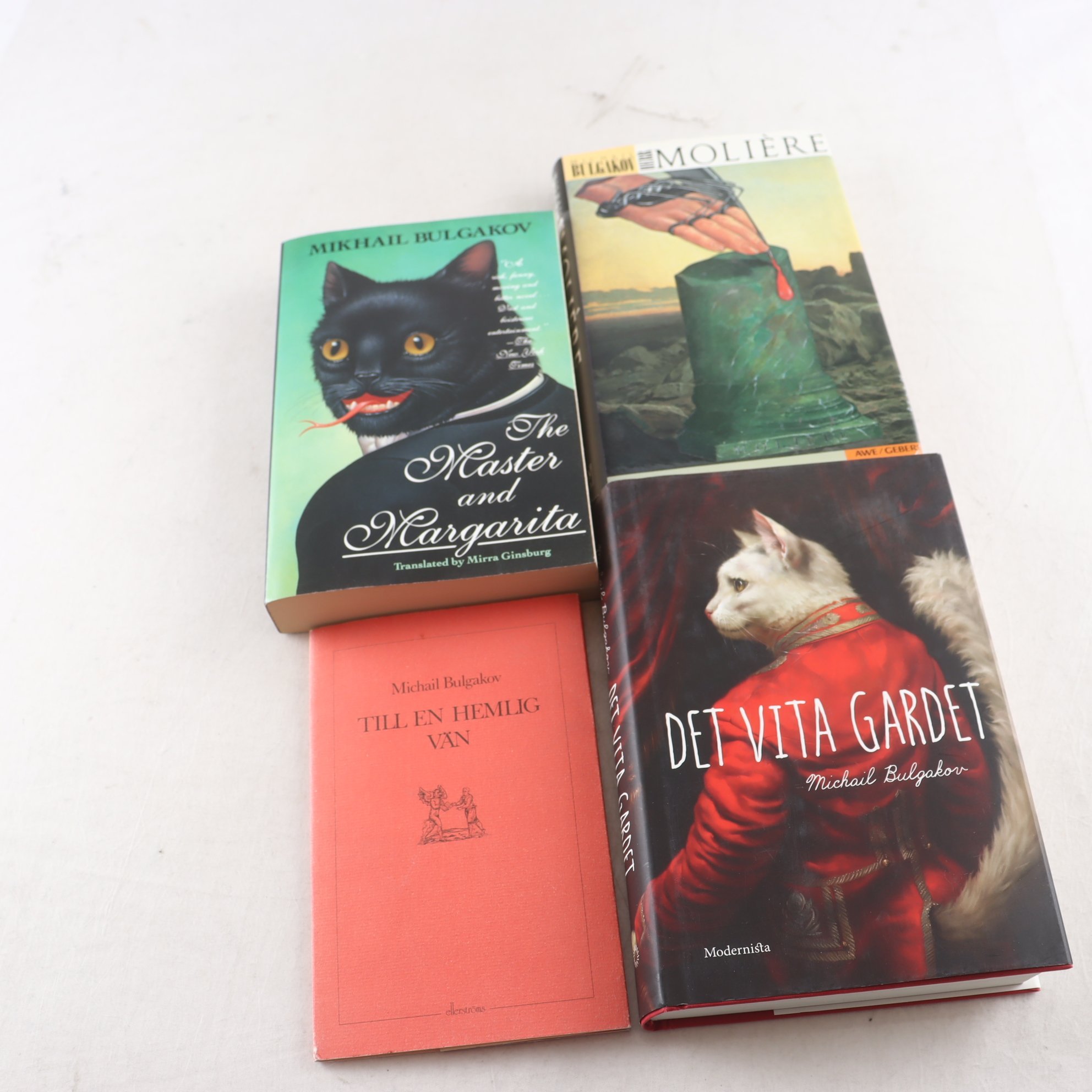 Michail Bulgakov, bokpaket med 4 volymer