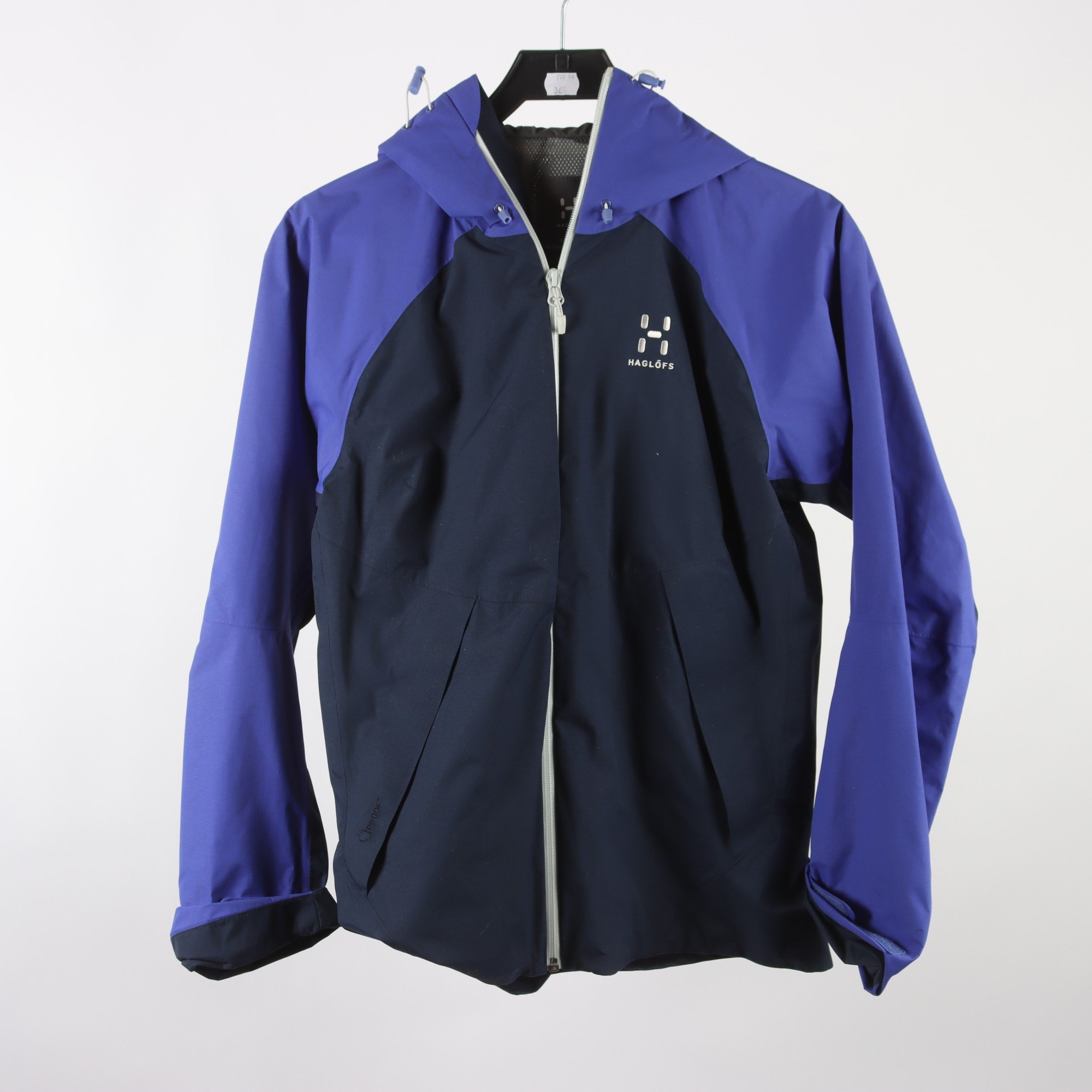 Vindjacka, Haglöfs, blå, lila, stl. M.