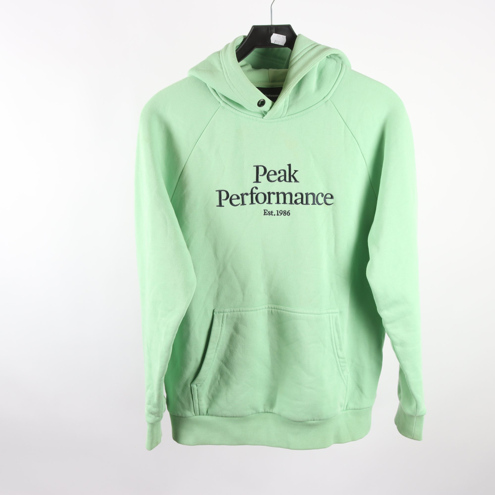 Hoodie, PeakPeformance, grön, stl. M