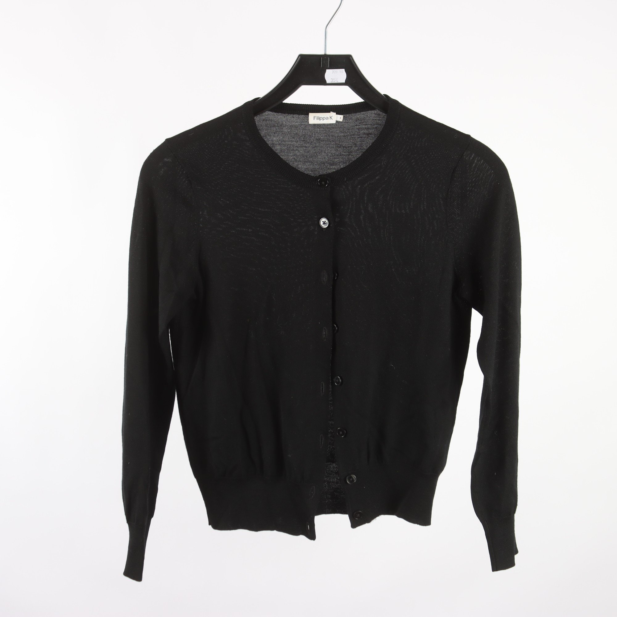 Kofta, Filippa K, svart, 100% ull, stl. S.