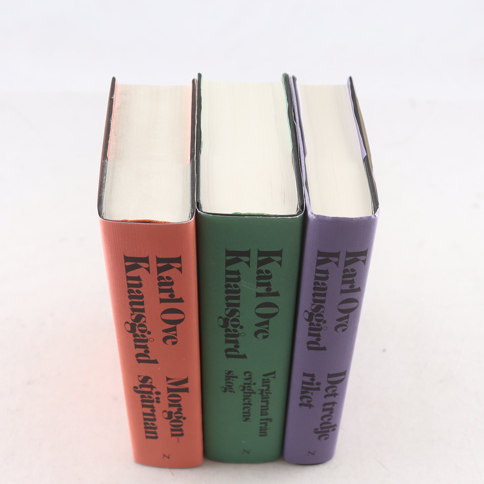 Karl Ove Knausgård, bokpaket med 3 volymer