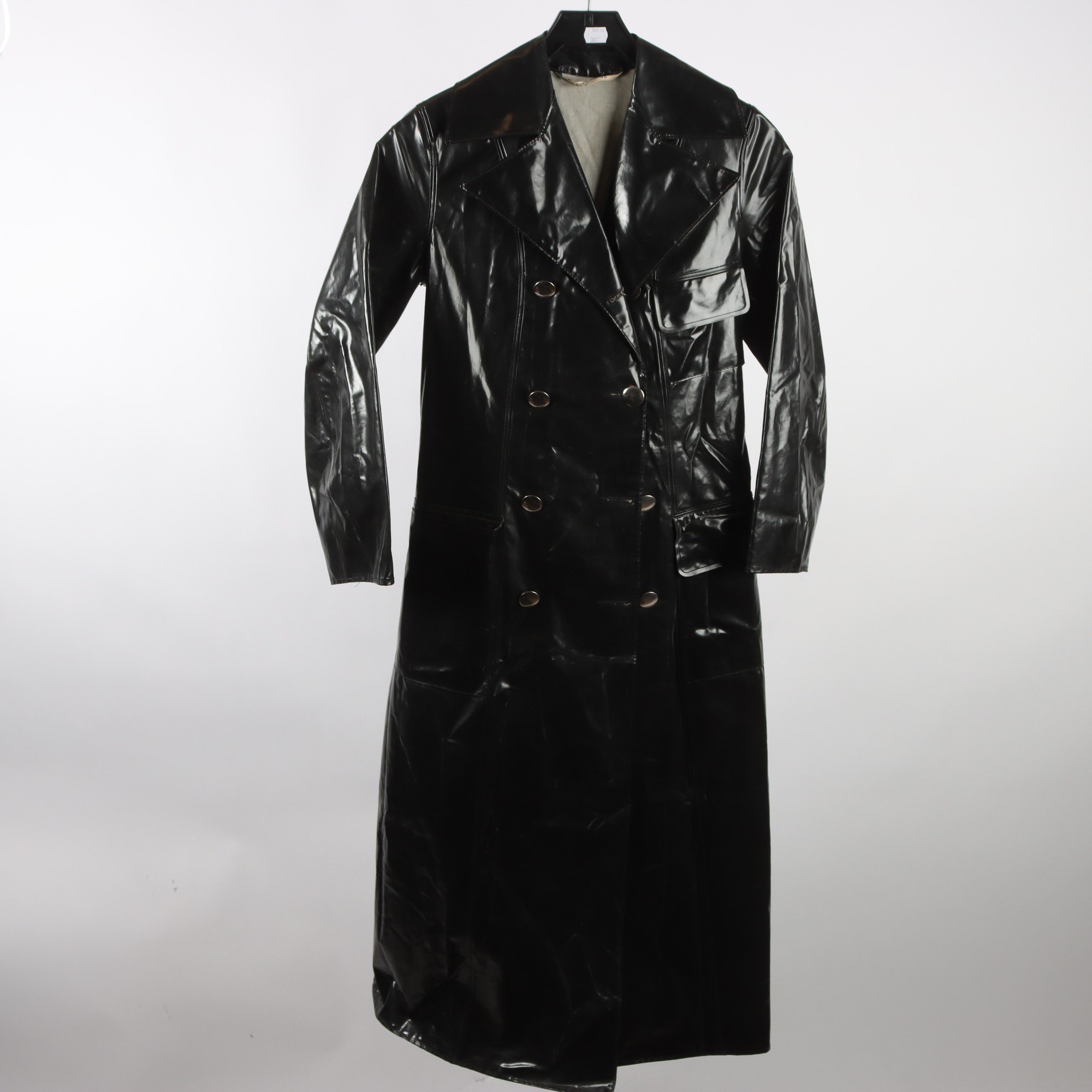 Regnkappa, Grundéns, svart, stl. 34.