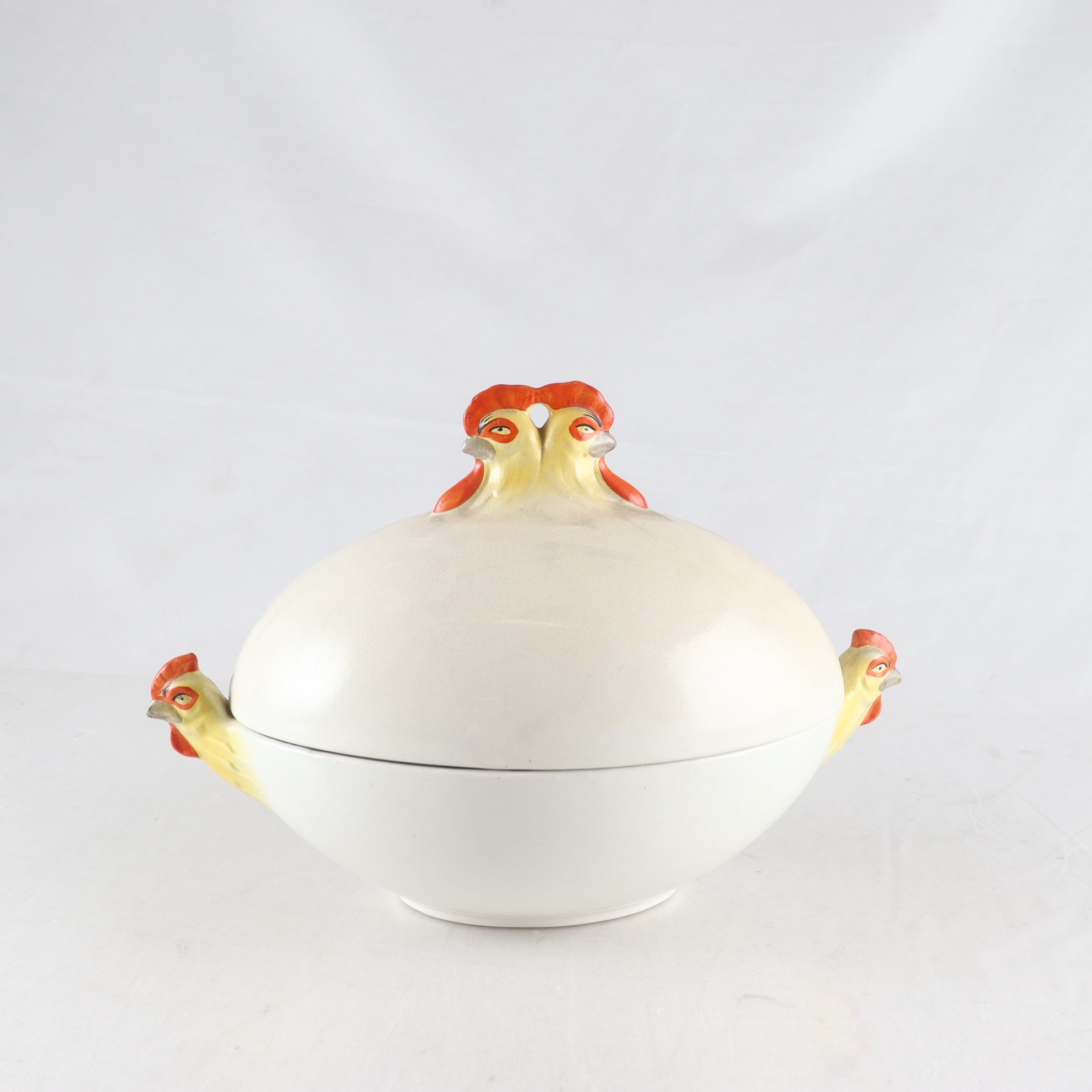 Äggterrin, porslin, Gustavsberg, början på 1900-talet. Samfraktas ej.