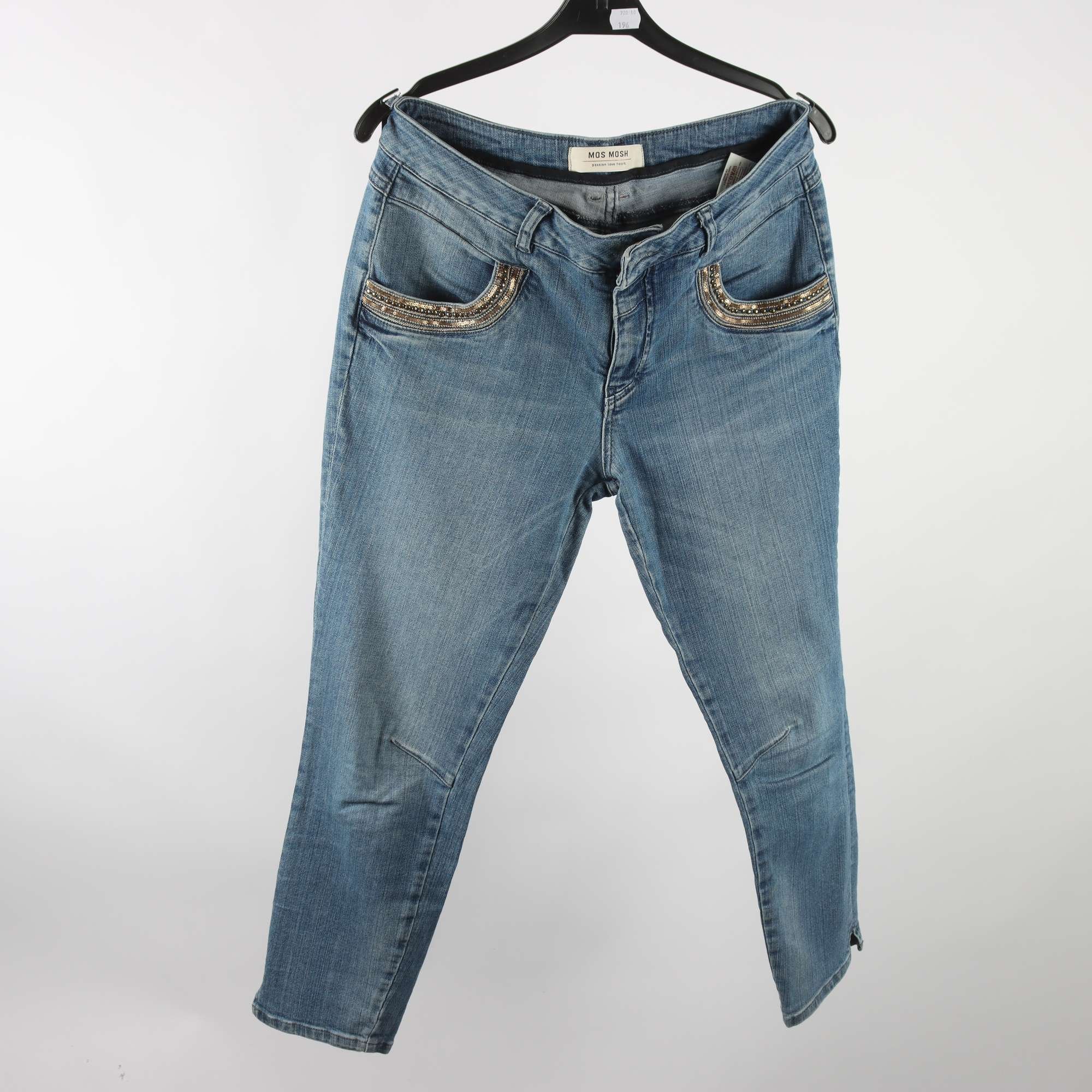 Jeans, Mos Mosh, blå, stl. 28″