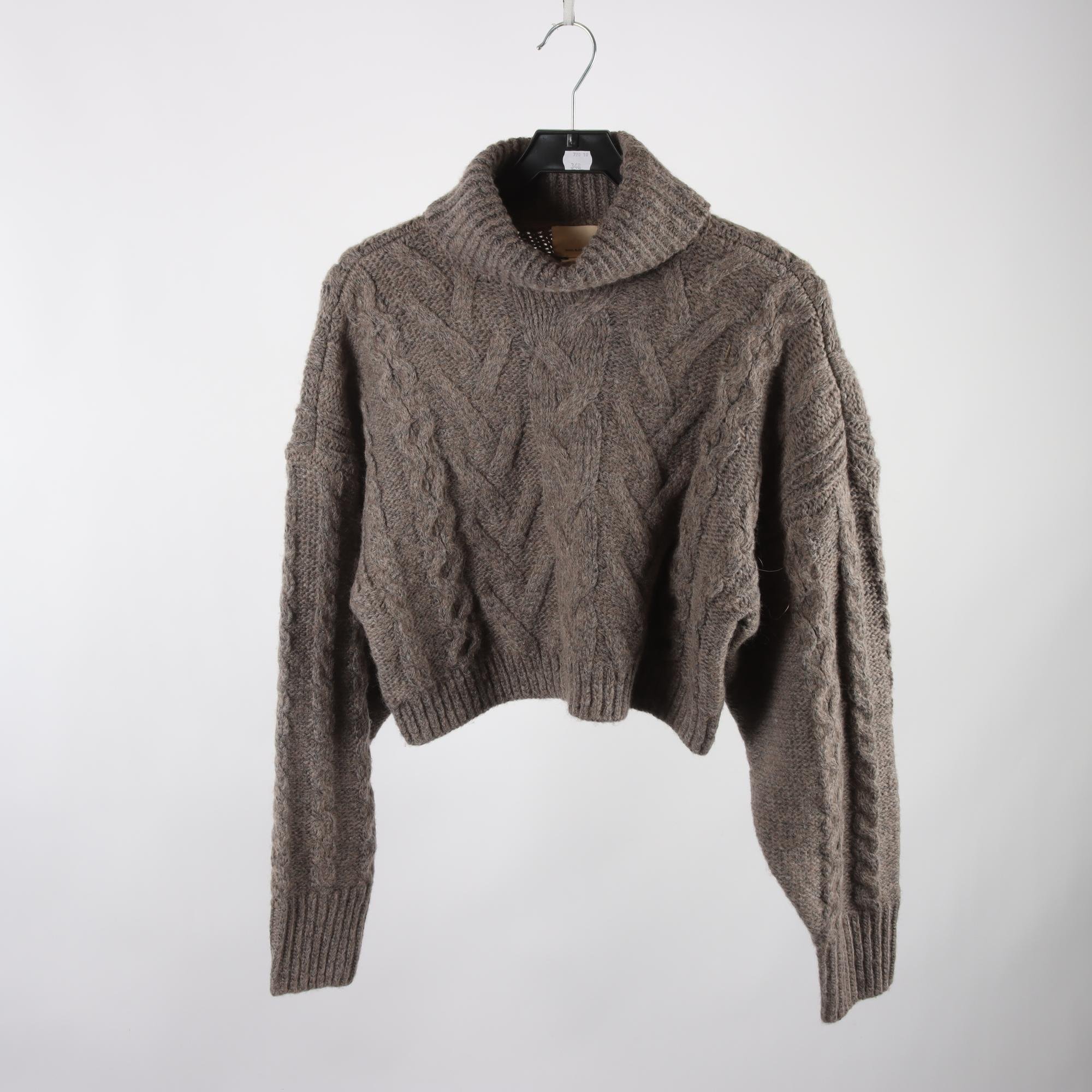 Tröja, H&M, brun, ull, stl. S.