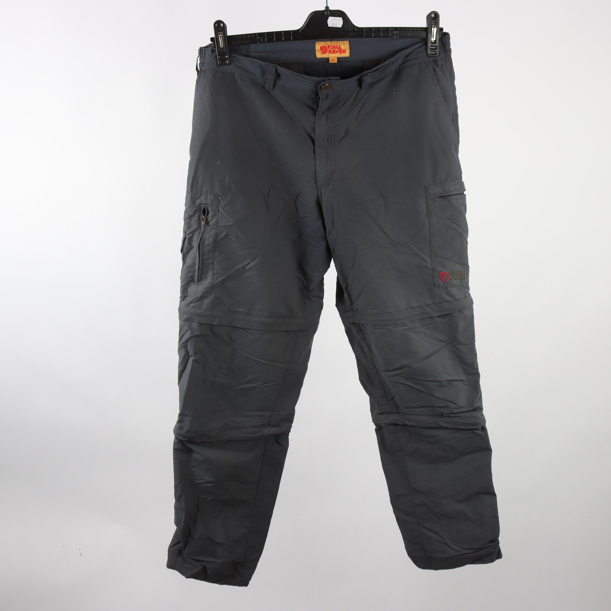 Fritidsbyxor, Fjällräven, grå, stl. 52