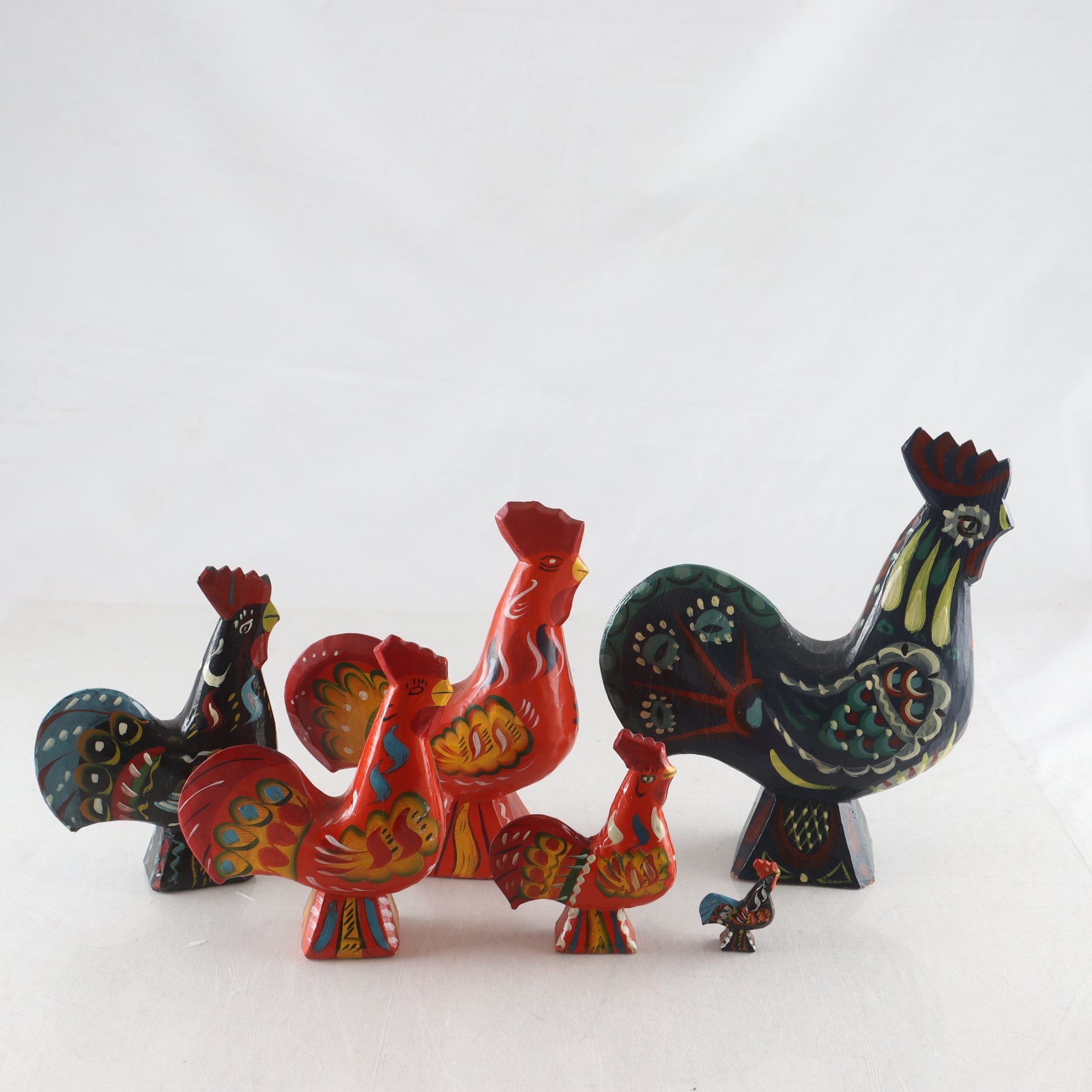 Dalatuppar, 6 st. Samfraktas ej.