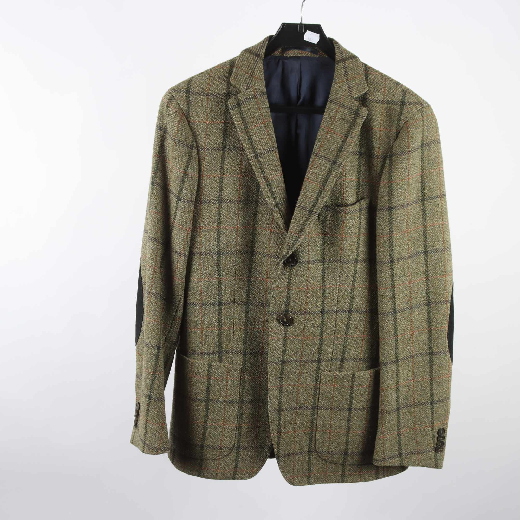 Kavaj, Gant, grön, rutig, stl. 48