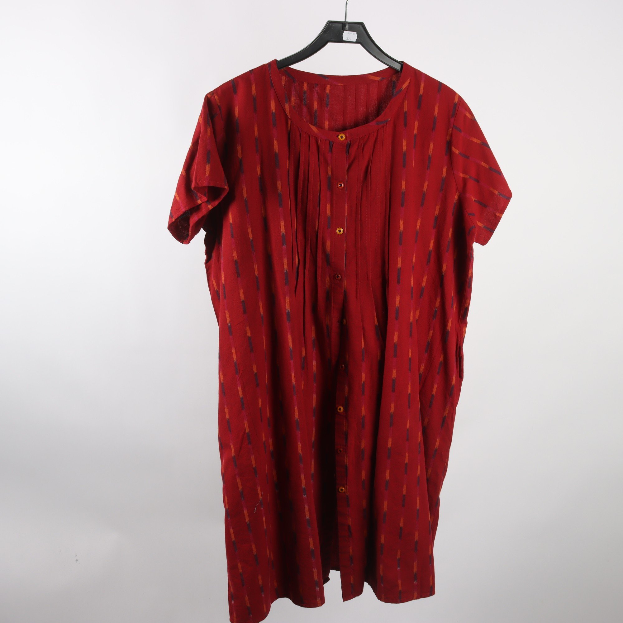 Klänning, Gudurn Sjödén, vinröd, stl. ca. XL.