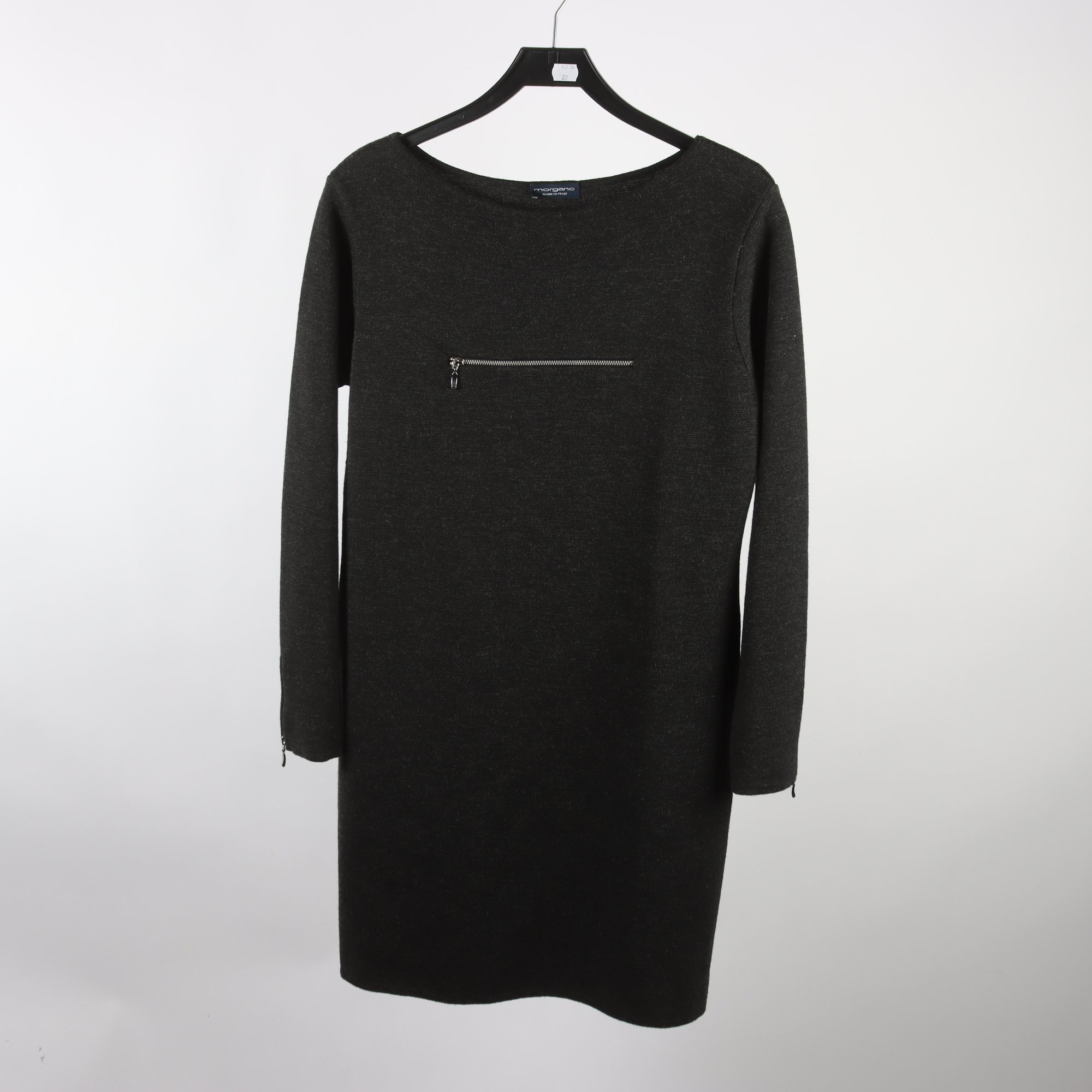 Klänning, Morgano Italy, gråsvart, stl. 48