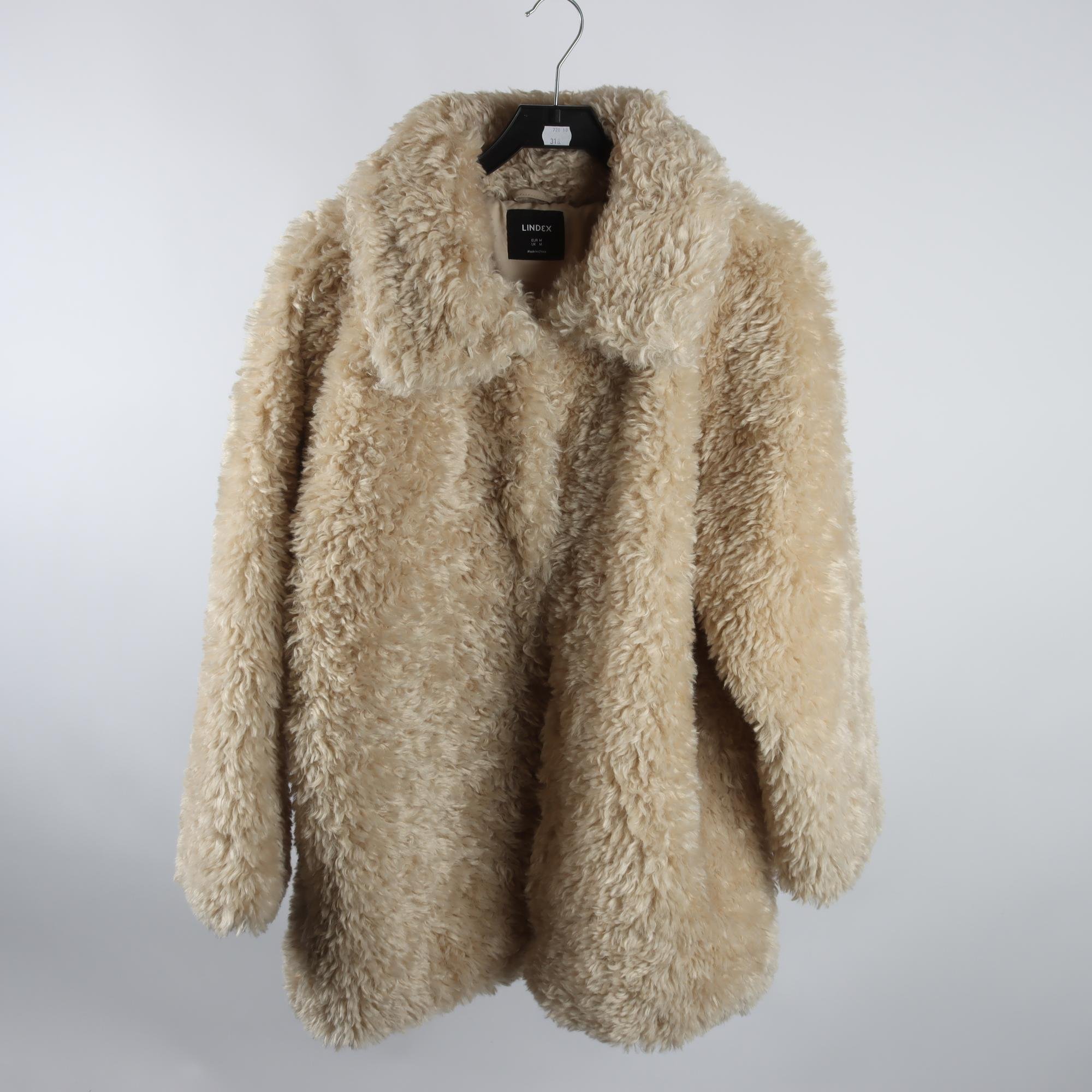Teddyjacka, Lindex, beige, stl. M.