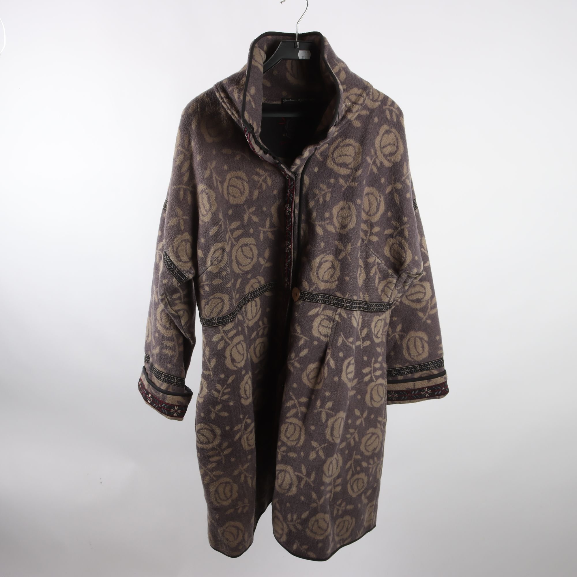 Kappa, Gudrun Sjödén, lila, beige, ull, stl. XXL.