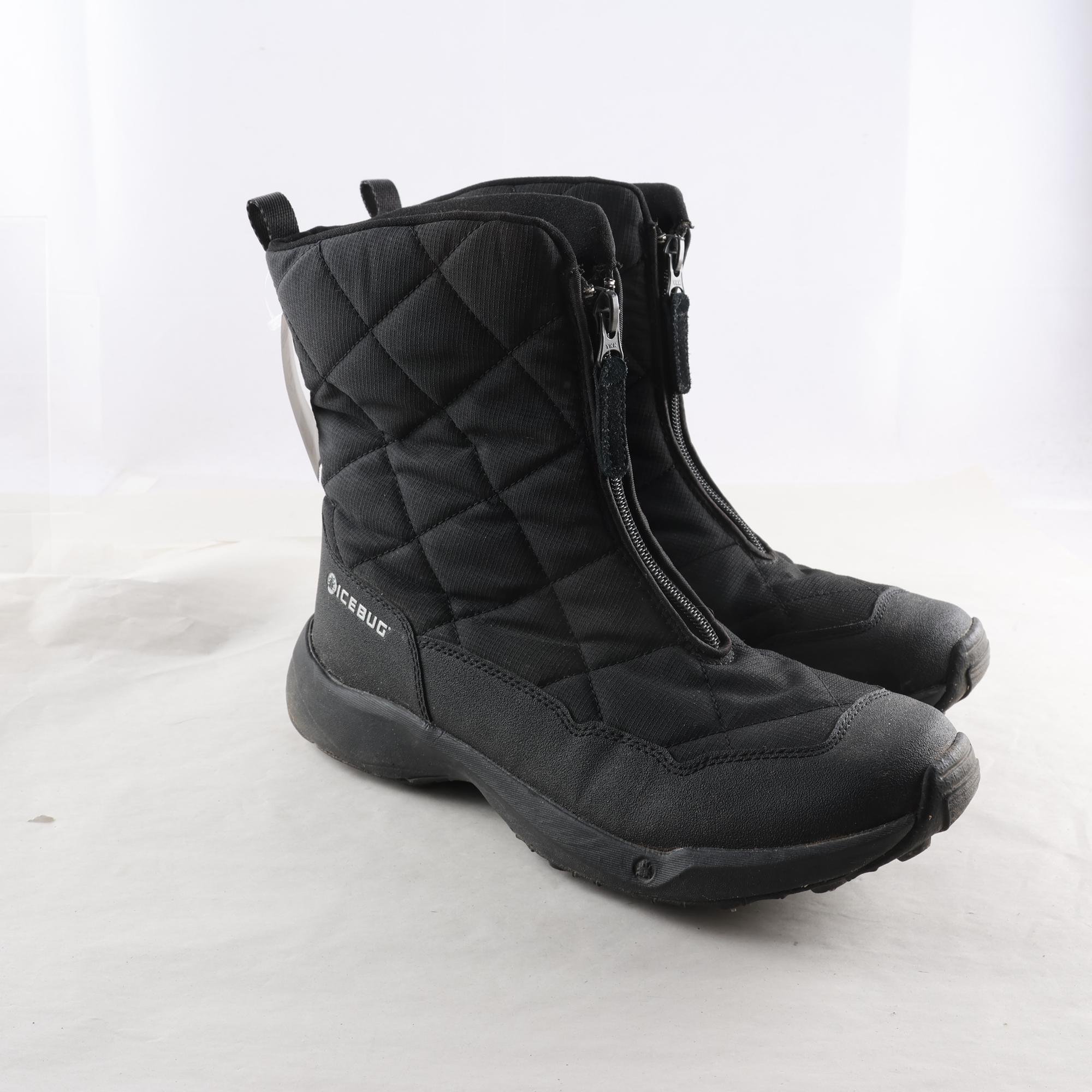 Kängor, Icebug, svart, med dobbar, stl. 42