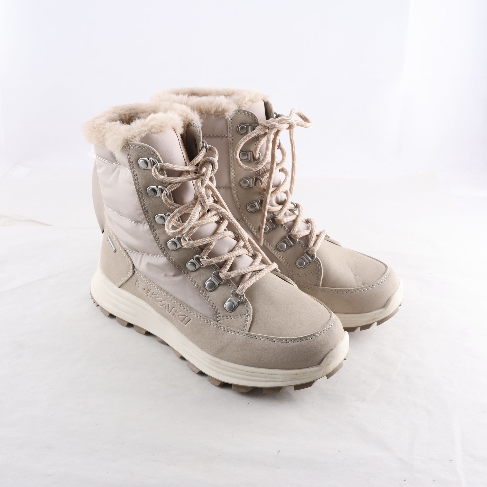 Kängor, Okaki, beige, stl. 37